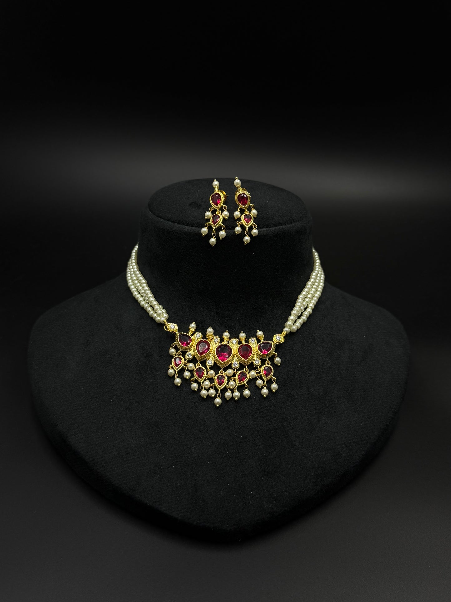Short Tanmani necklace set MSN20