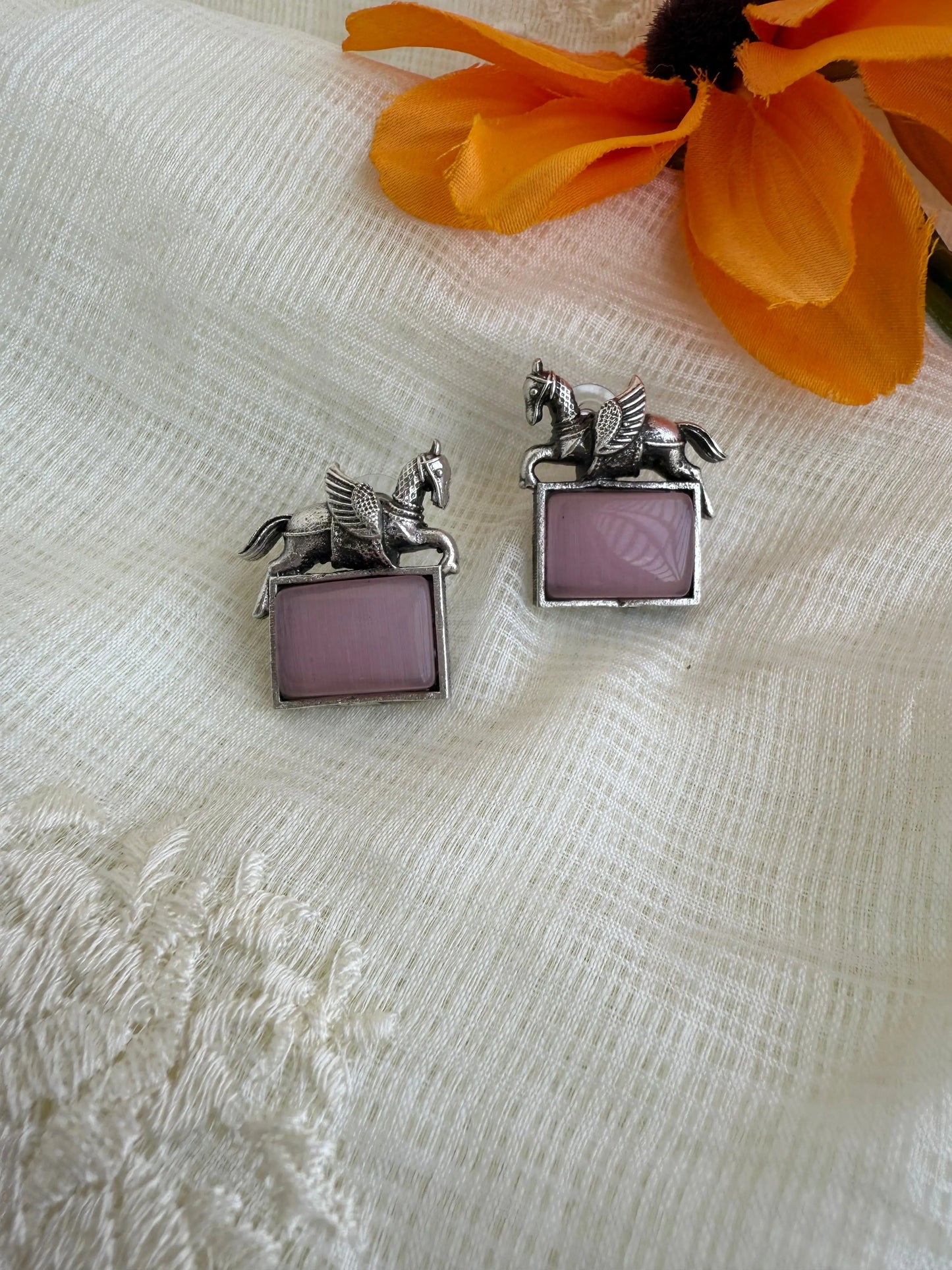 Ashwa Pink Studs KH