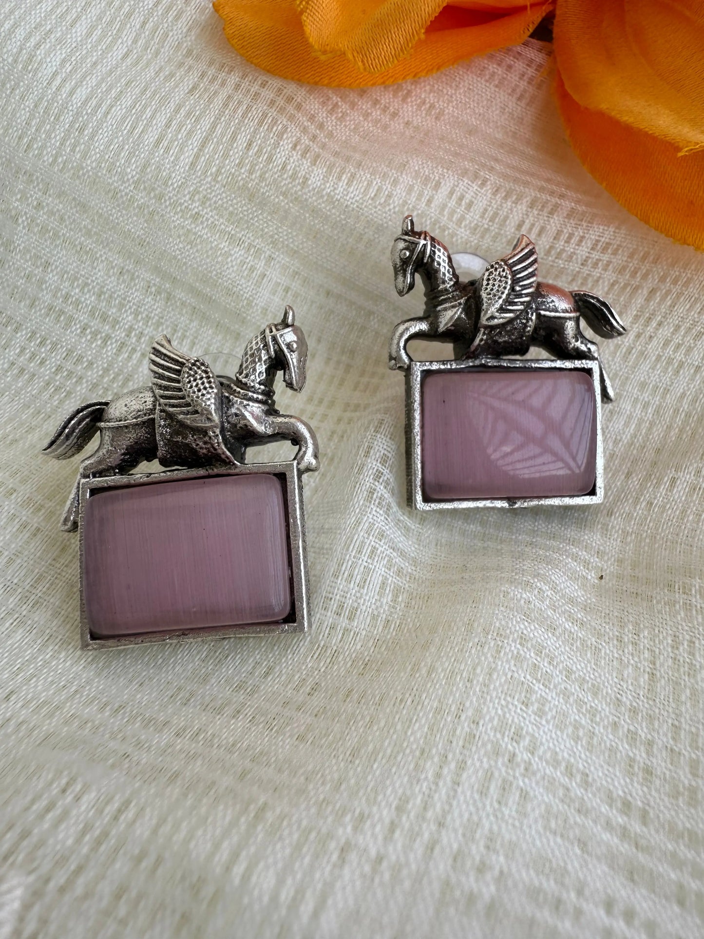Ashwa Pink Studs KH