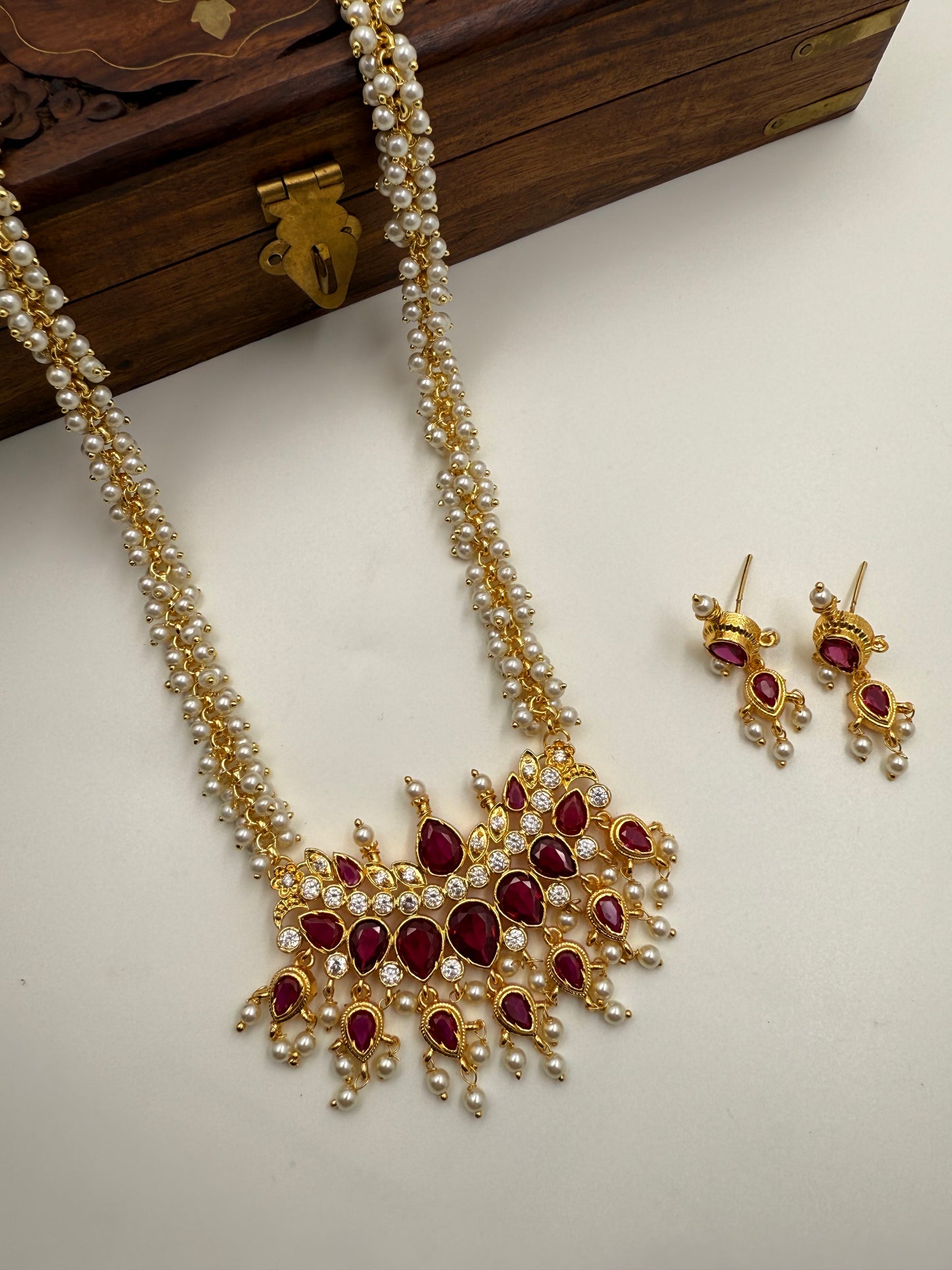 Gajara long Necklace Set MSN06
