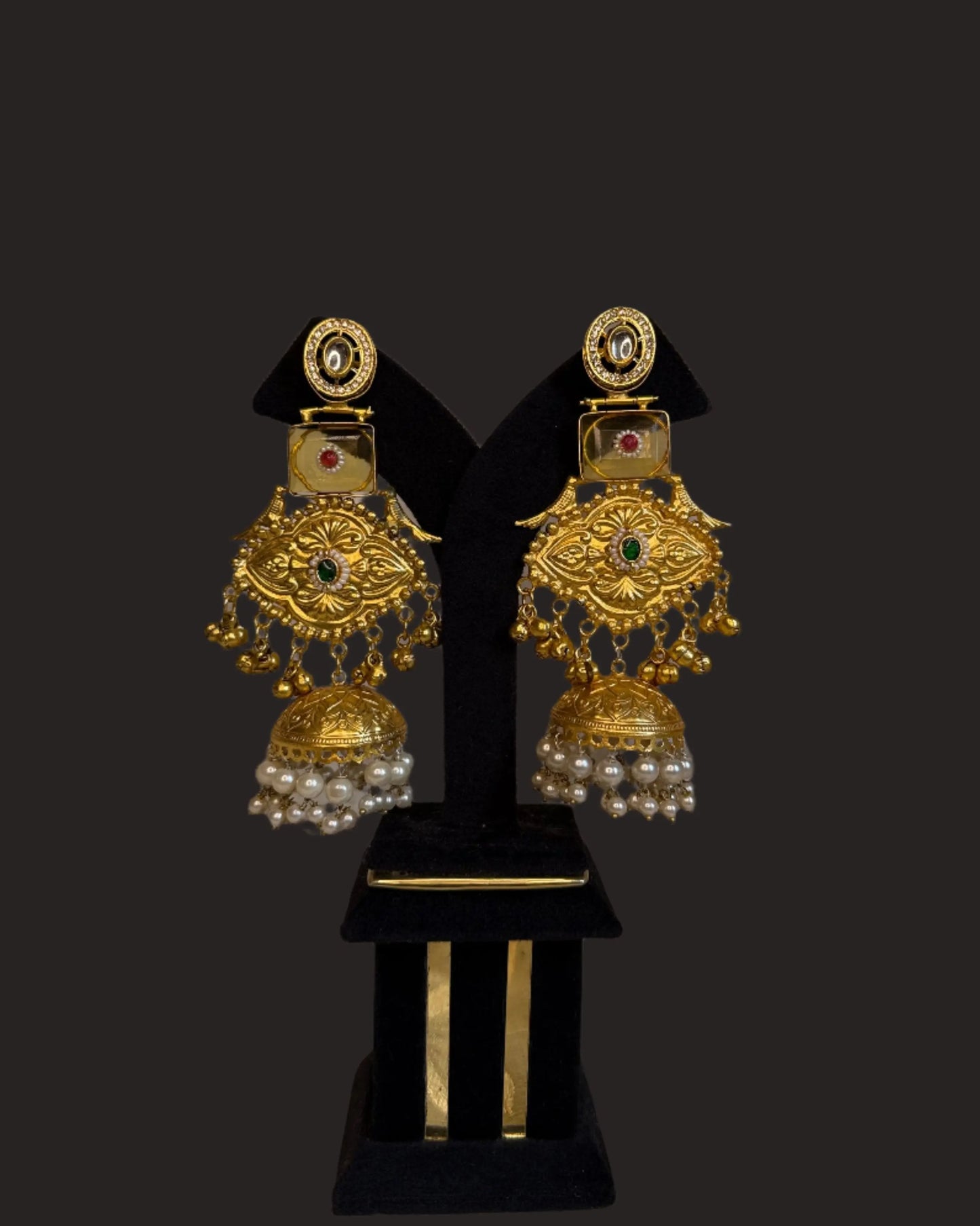 Sara Yellow Jhumka KH