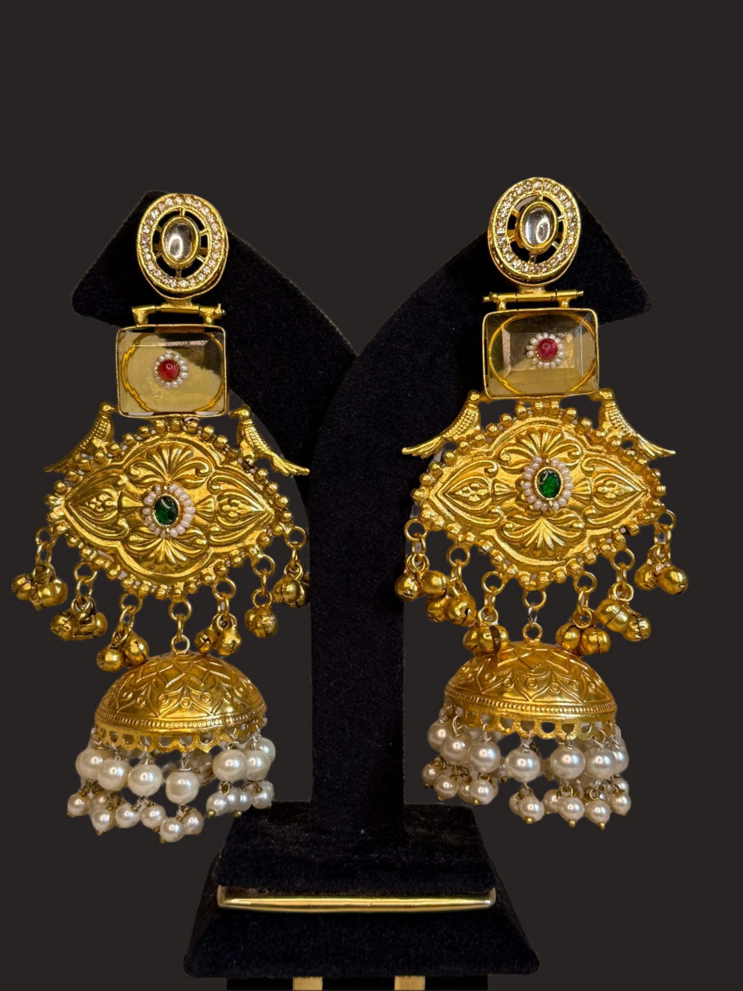 Sara Yellow Jhumka KH