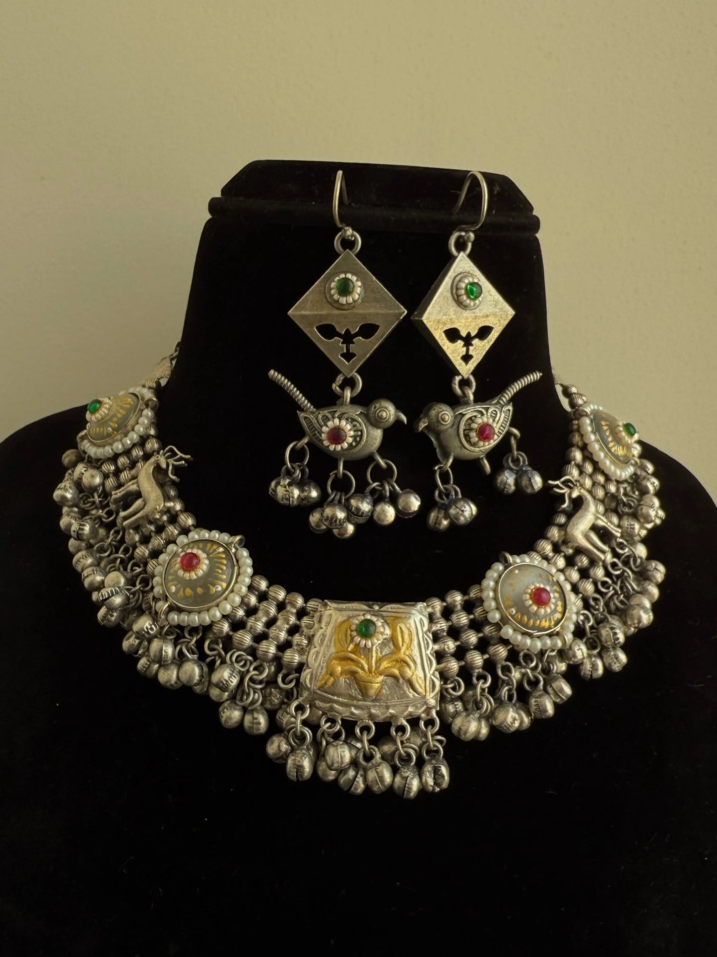 Oxidized Necklace set KH