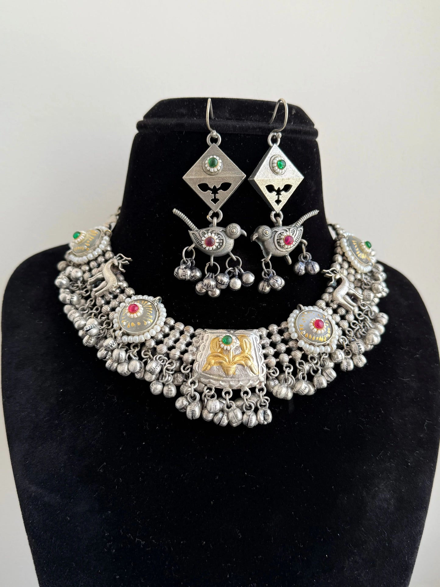 Oxidized Necklace set KH