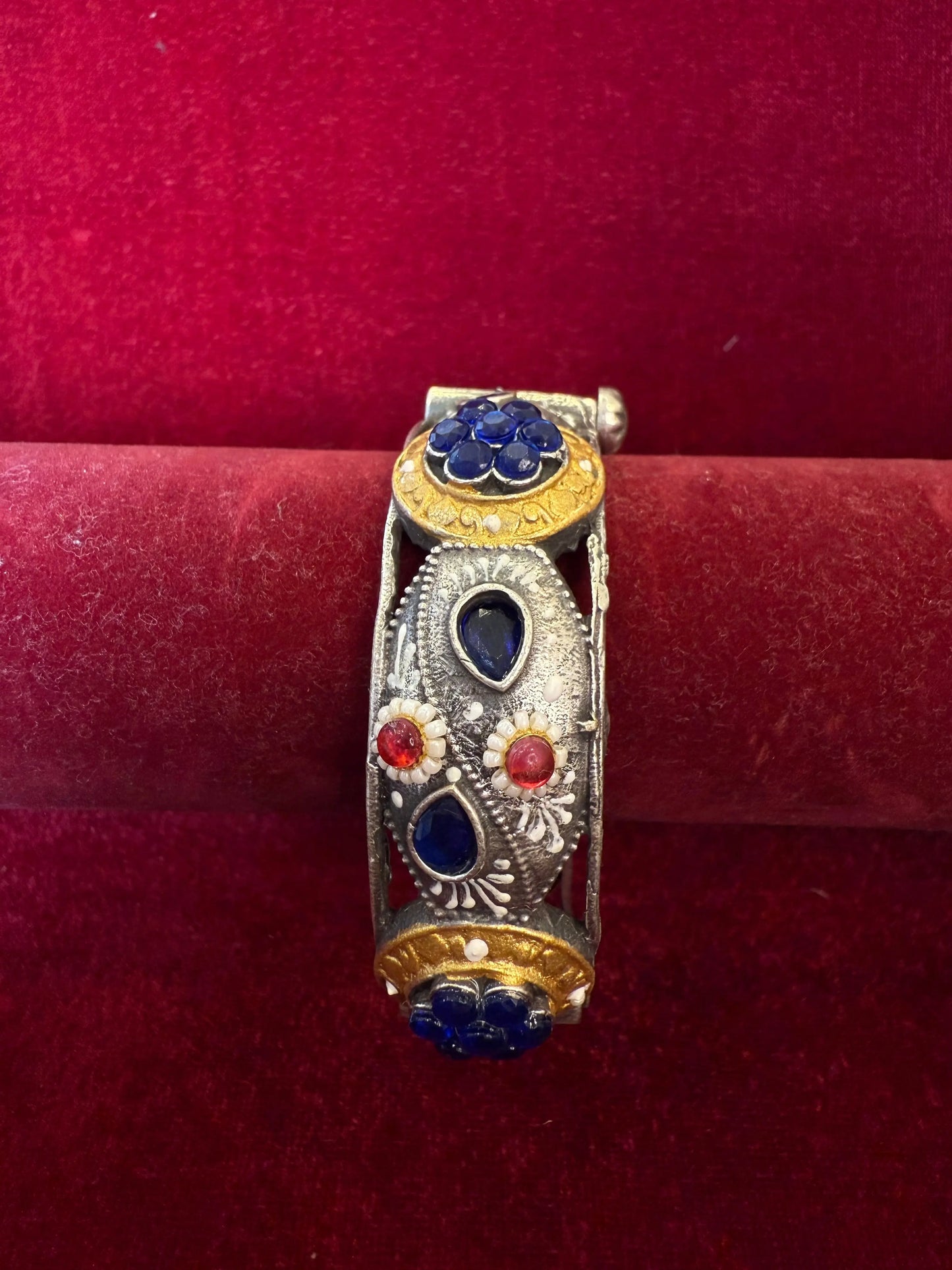 Oxodized Openable kada blue KH