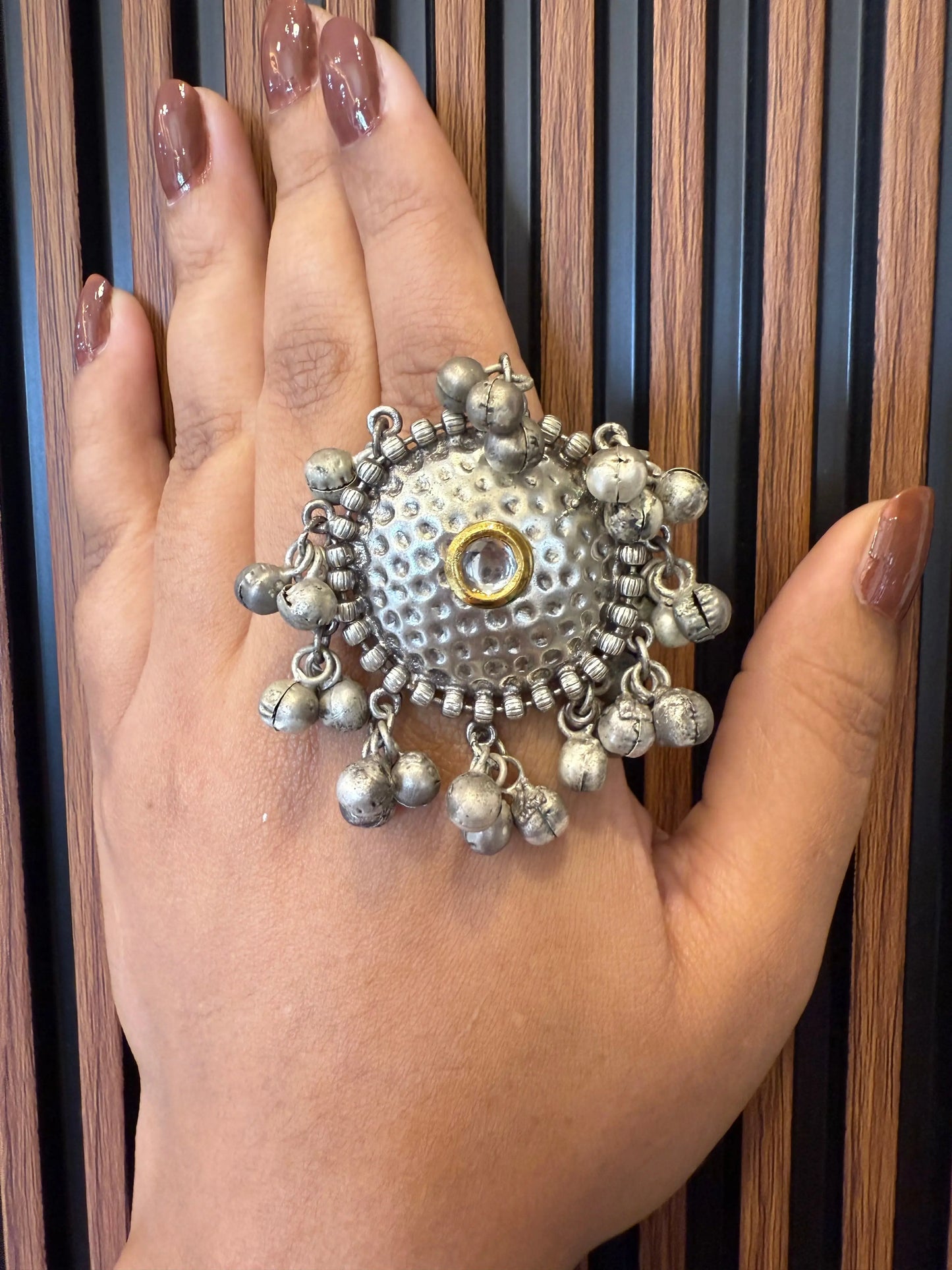 Oxidized Statement Ring KH