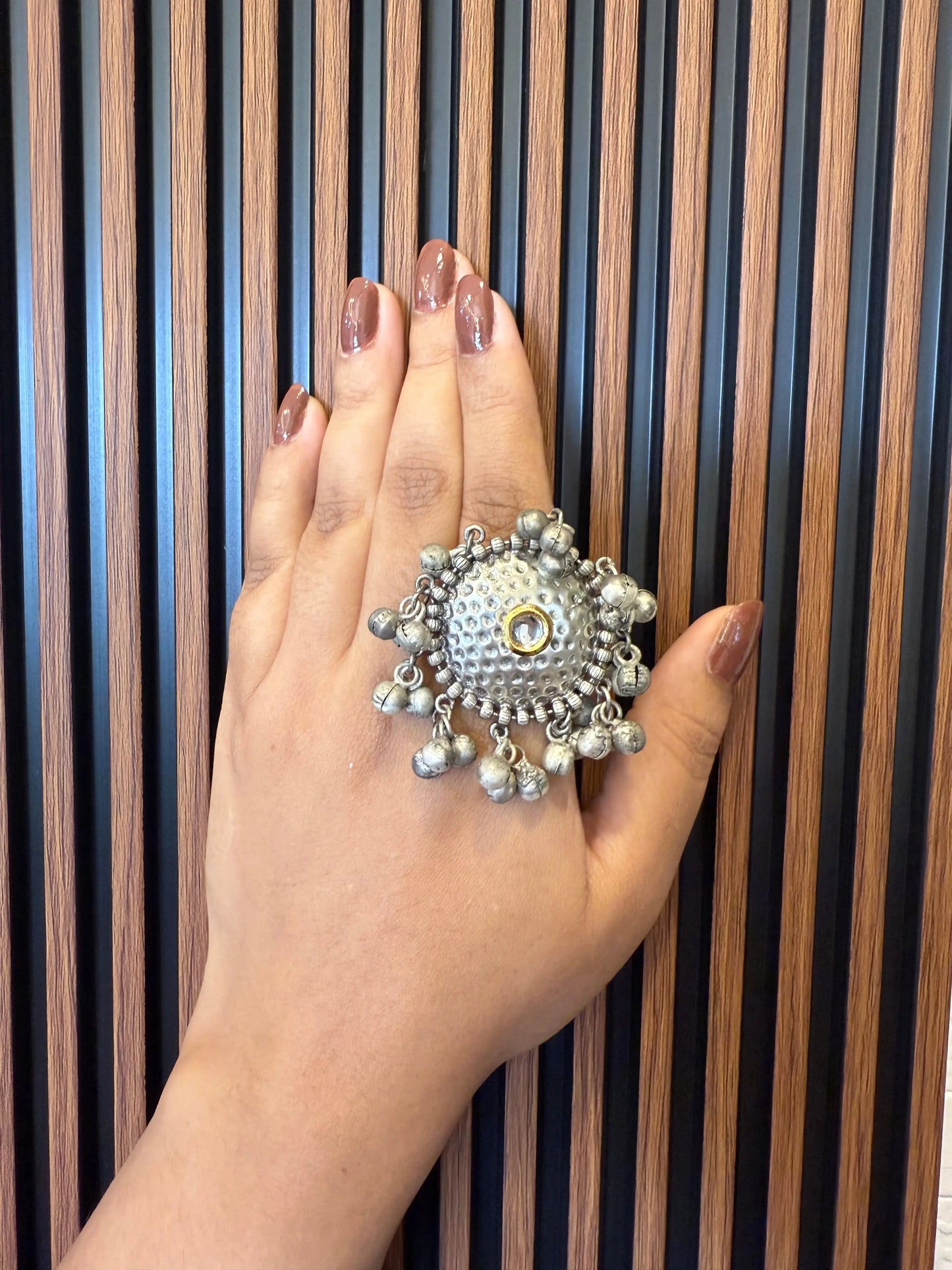 Oxidized Statement Ring KH