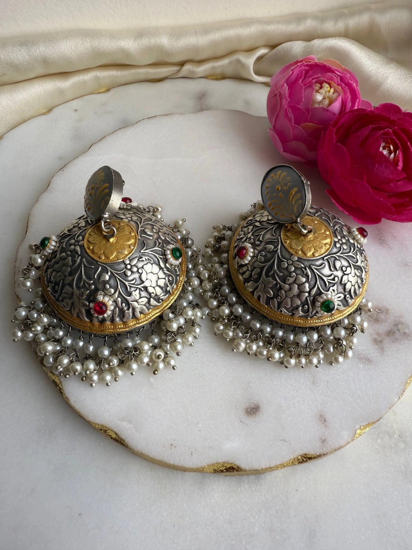 Oxidized jhumka KH