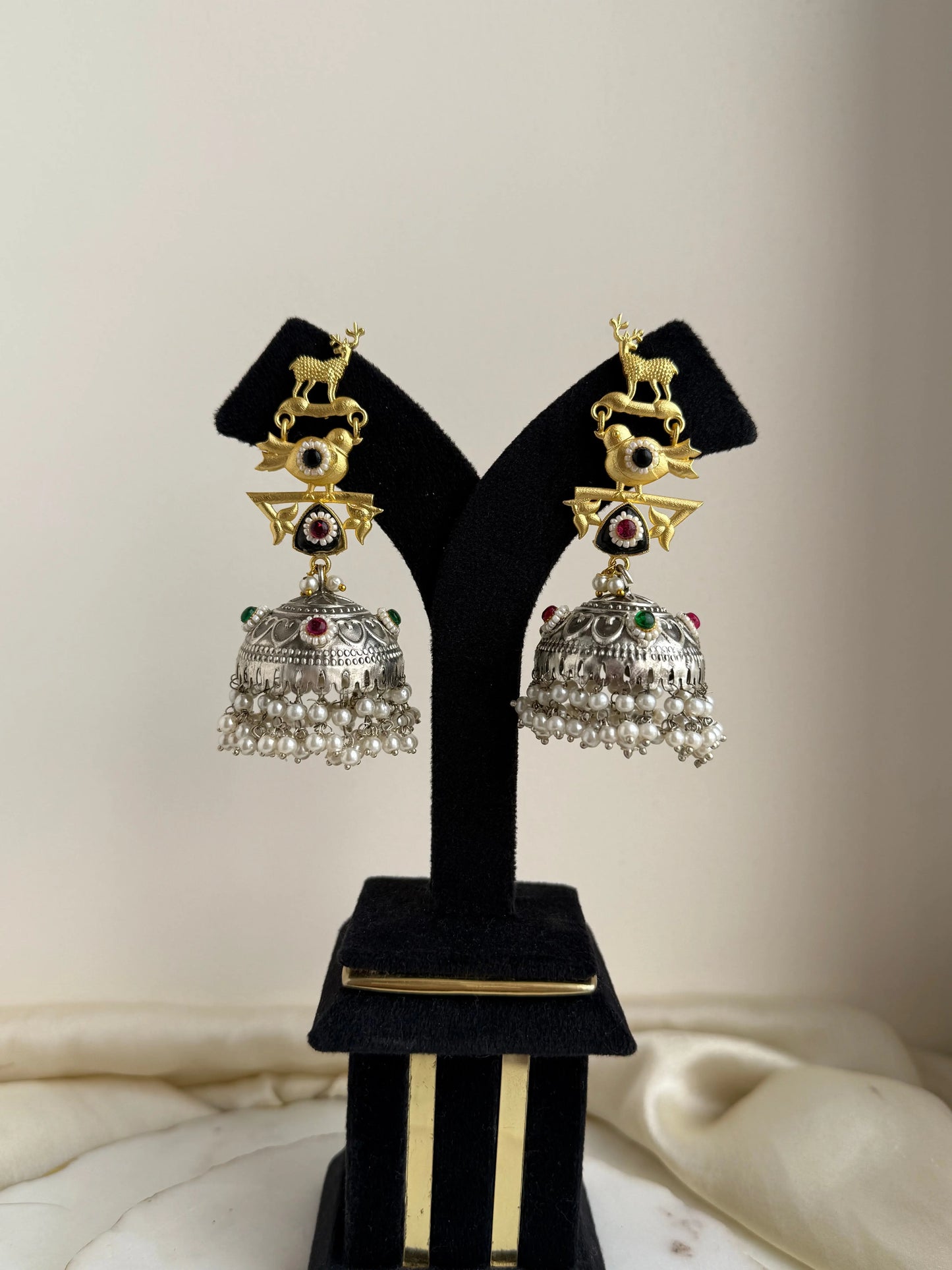 Dual tone jhumka KH
