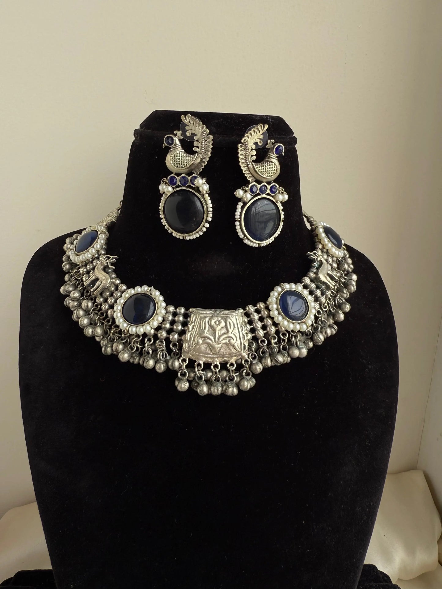 Nila oxidized necklace set KH