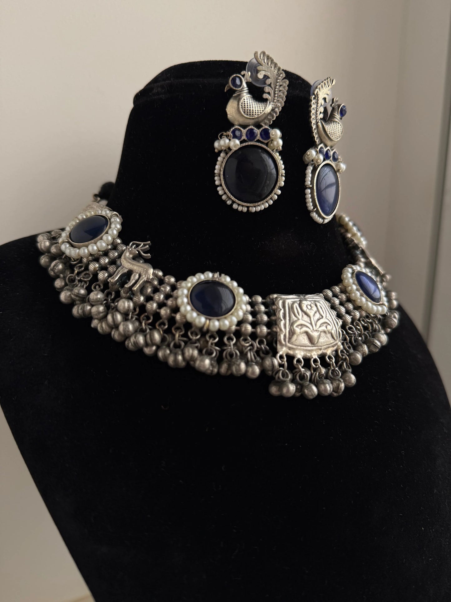 Nila oxidized necklace set KH