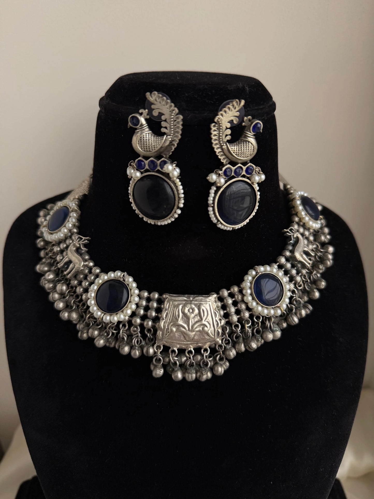 Nila oxidized necklace set KH