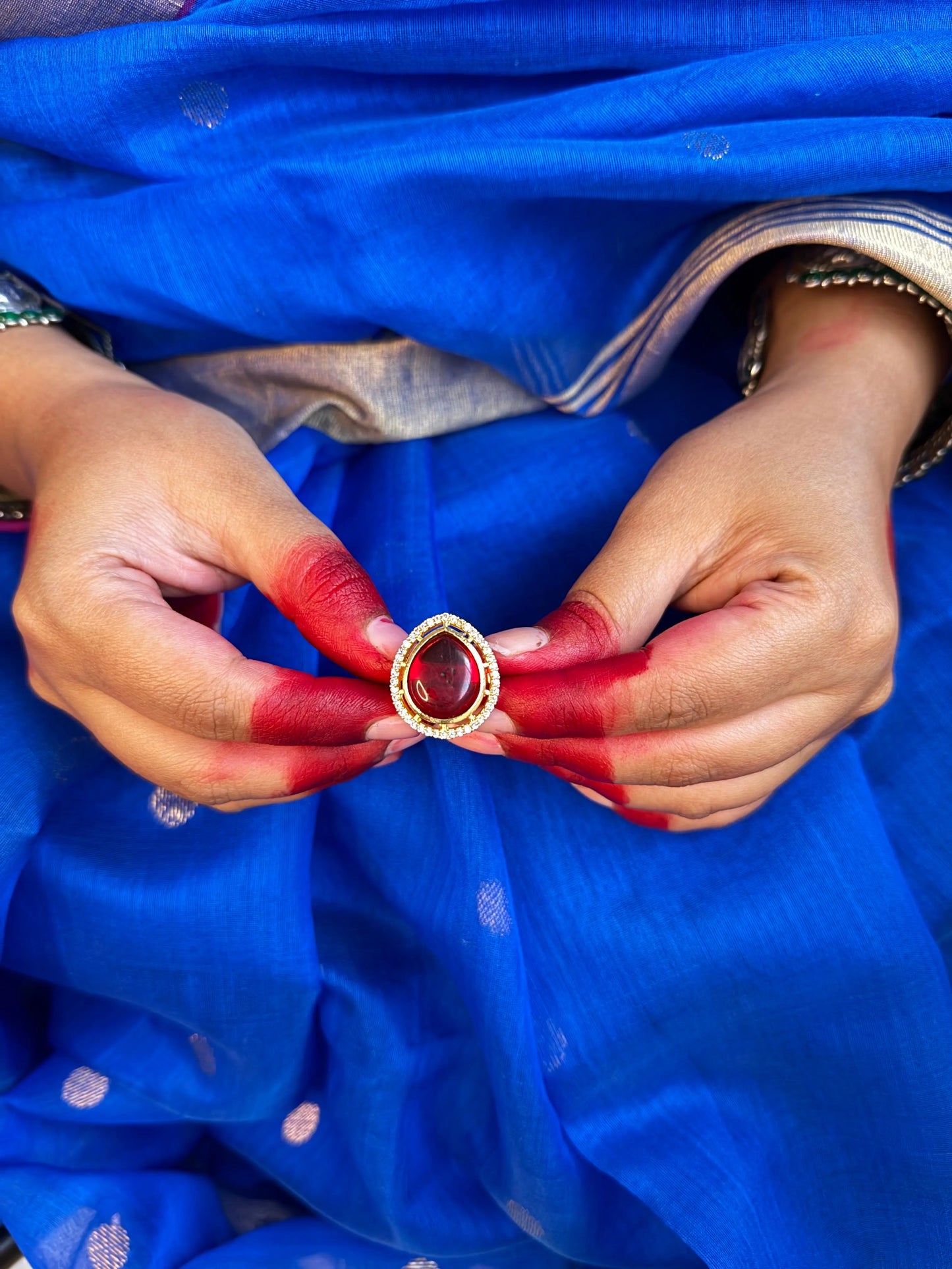 Ruby Finger ring KH