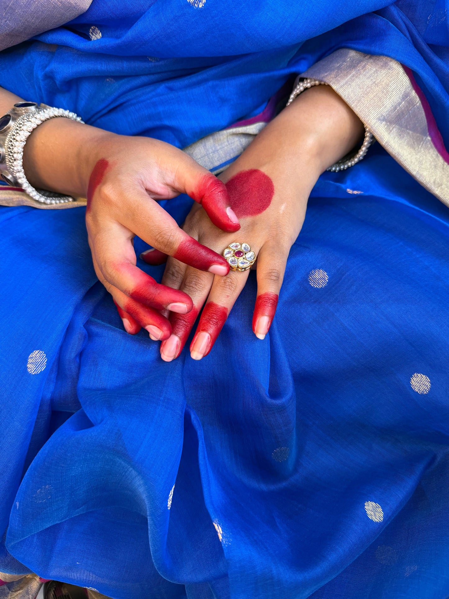 Maya Kundan Finger ring KH