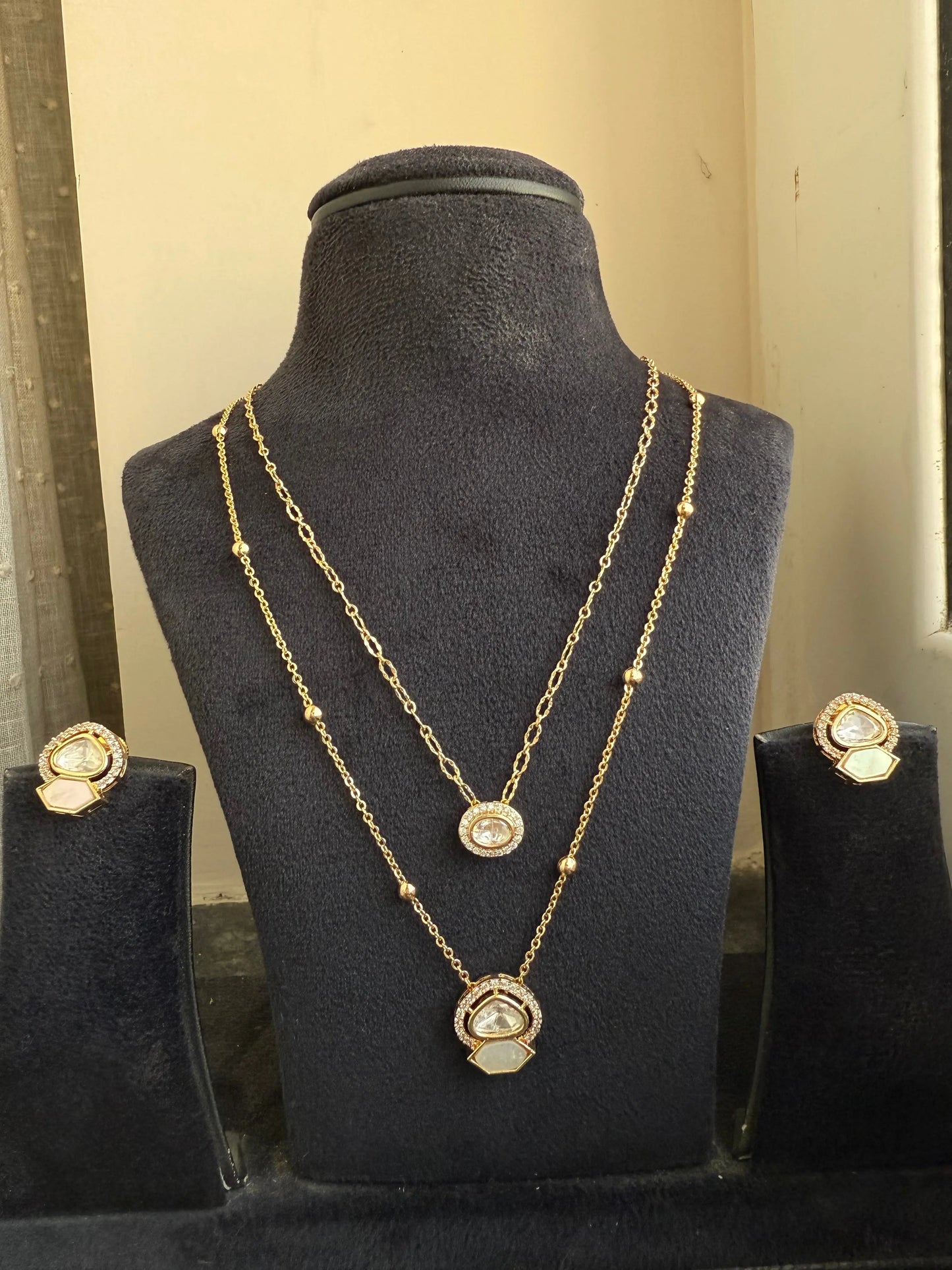 Ayesha Kundan necklace set - Sadgi collection paramount jeweler