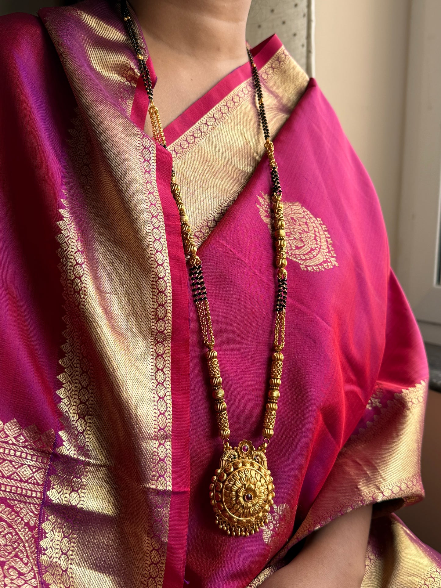 LONG MANGALSUTRA ANTIQUE FINISH MNG001