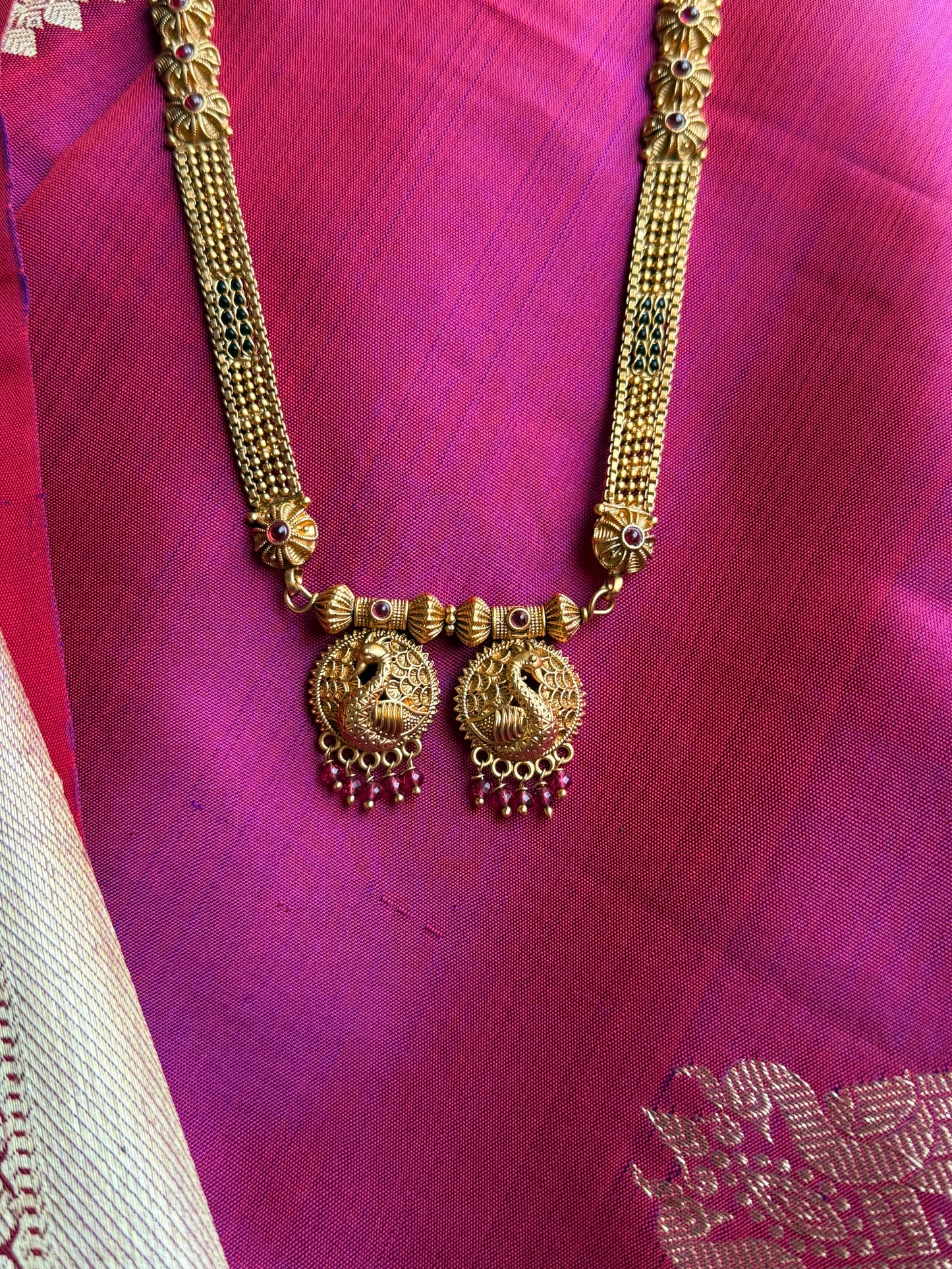 LONG MANGALSUTRA ANTIQUE FINISH MNG007