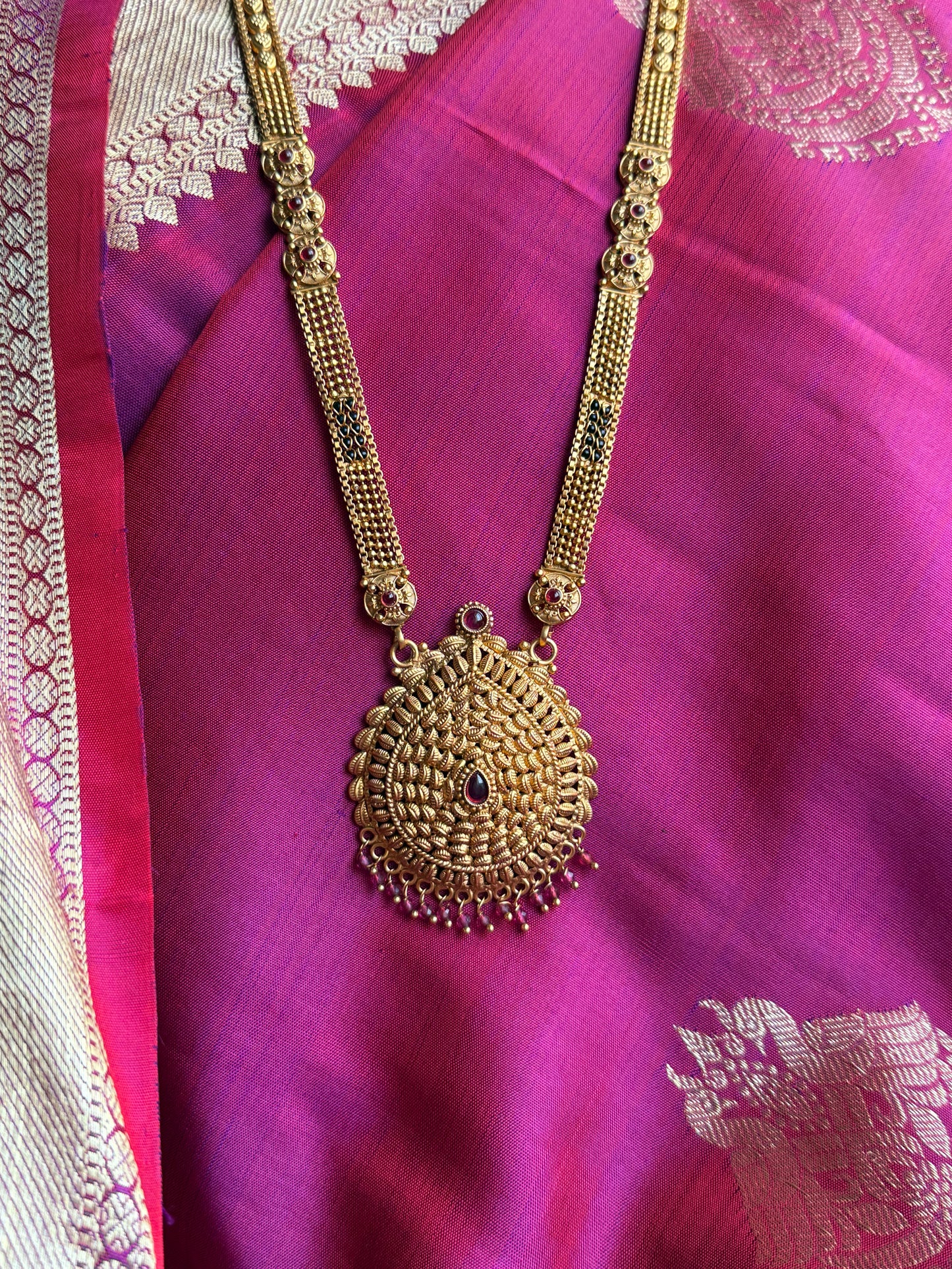 LONG MANGALSUTRA ANTIQUE FINISH MNG013