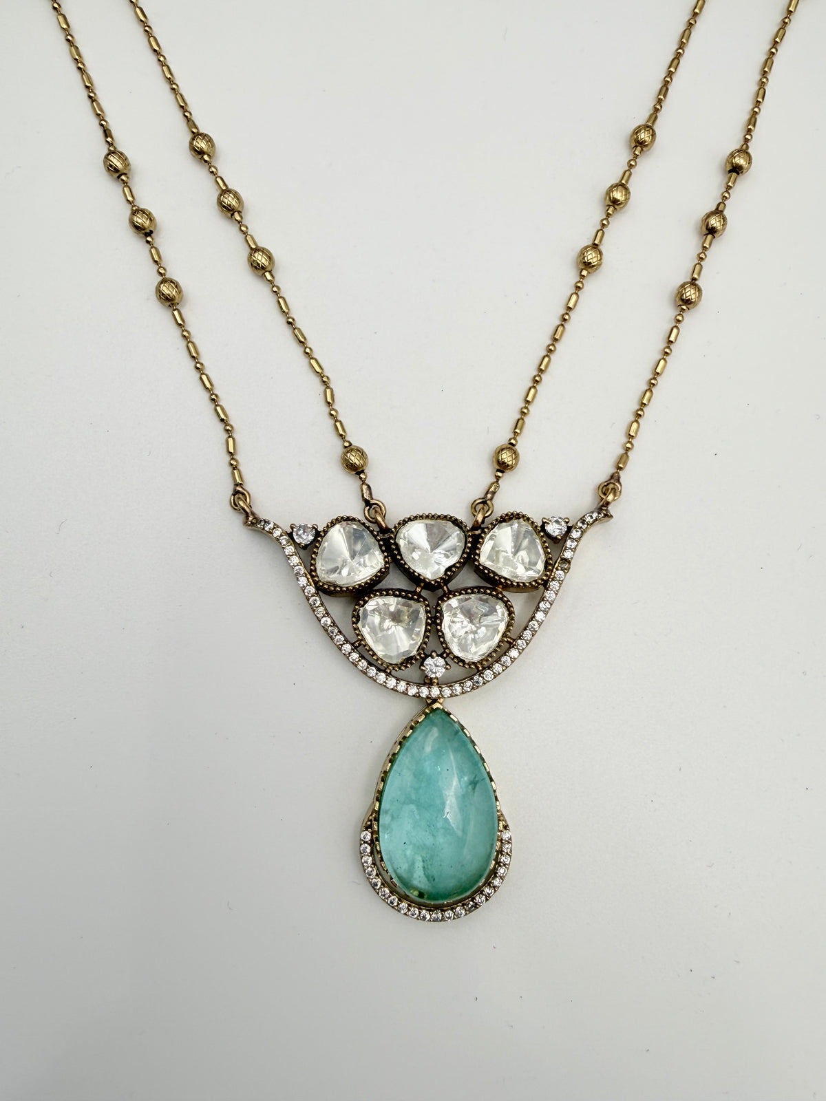 MOISSANITE MINIMAL NECKLACE SETS