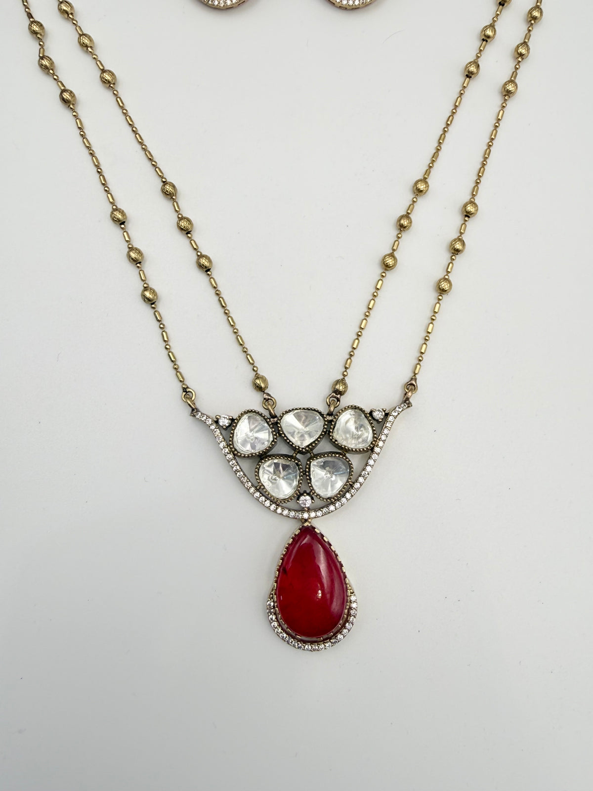 MOISSANITE MINIMAL NECKLACE SETS
