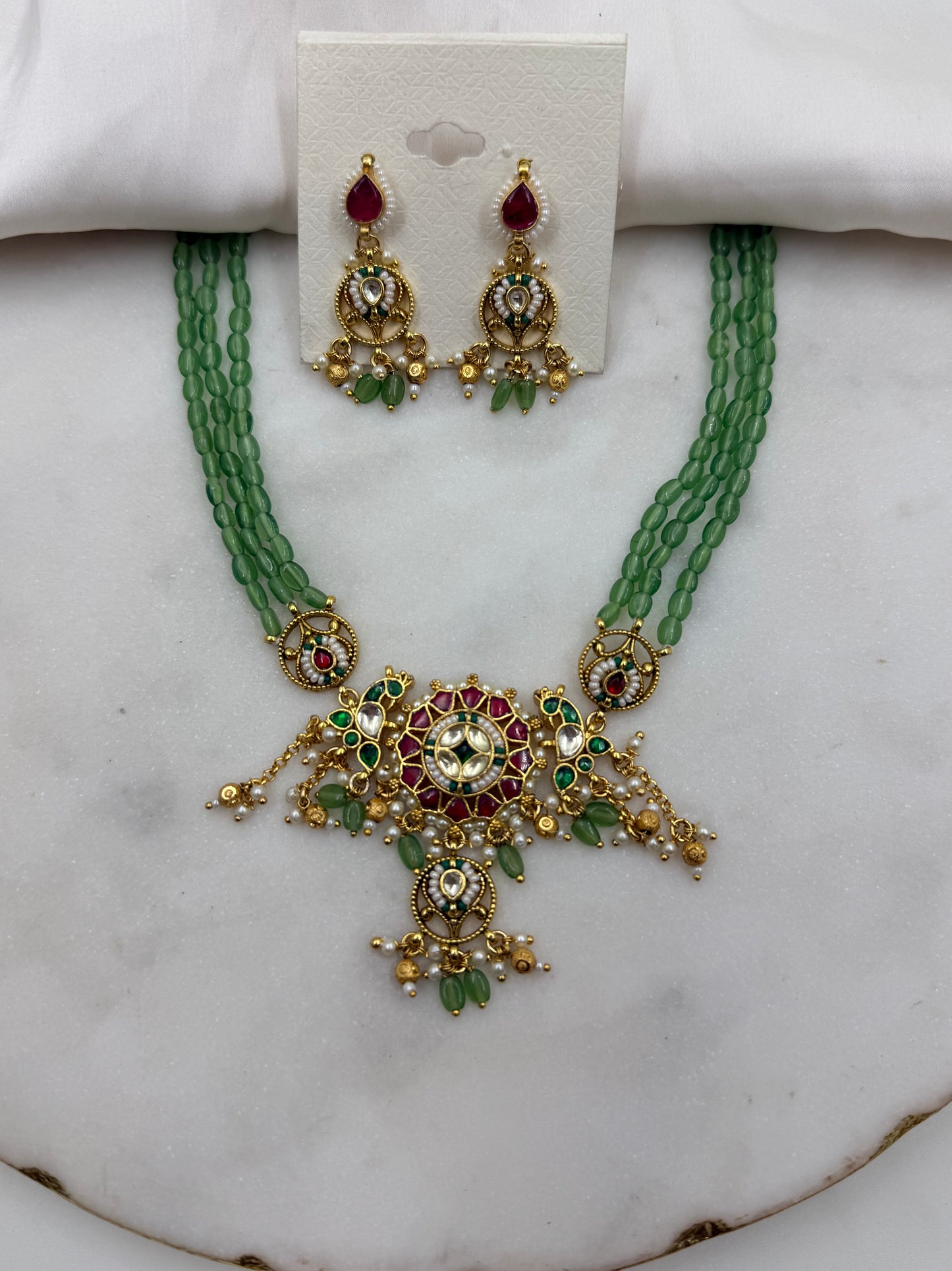 PACHI KUNDAN NECKLACE SET