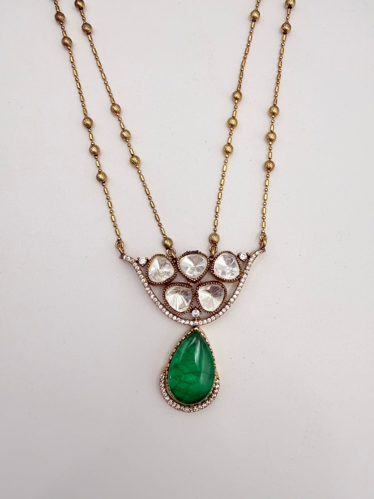 MOISSANITE MINIMAL NECKLACE SETS