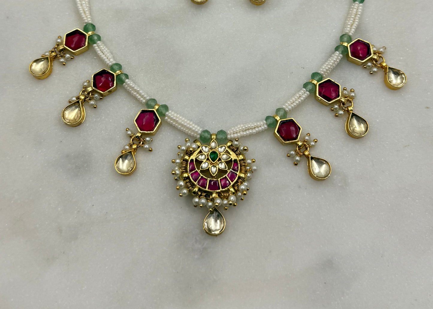 PACHI KUNDAN NECKLACE SET