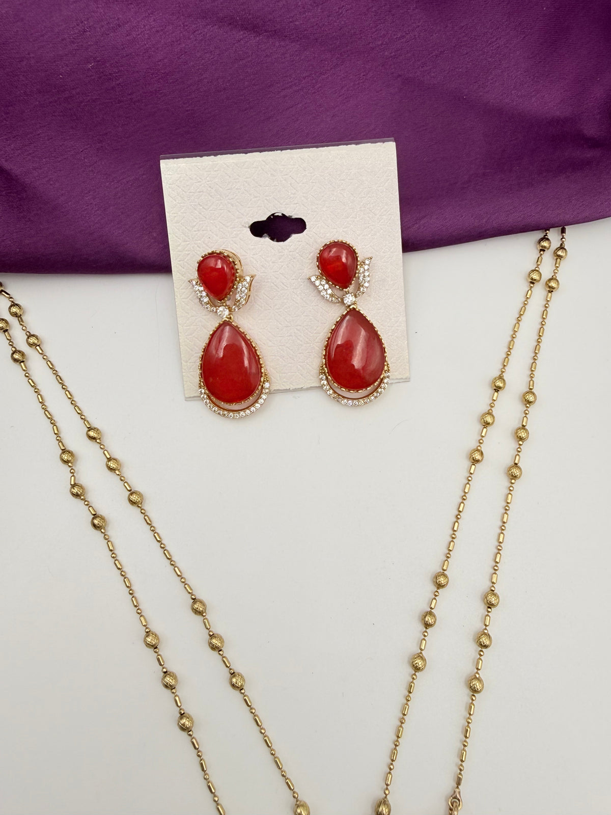 MOISSANITE MINIMAL NECKLACE SETS