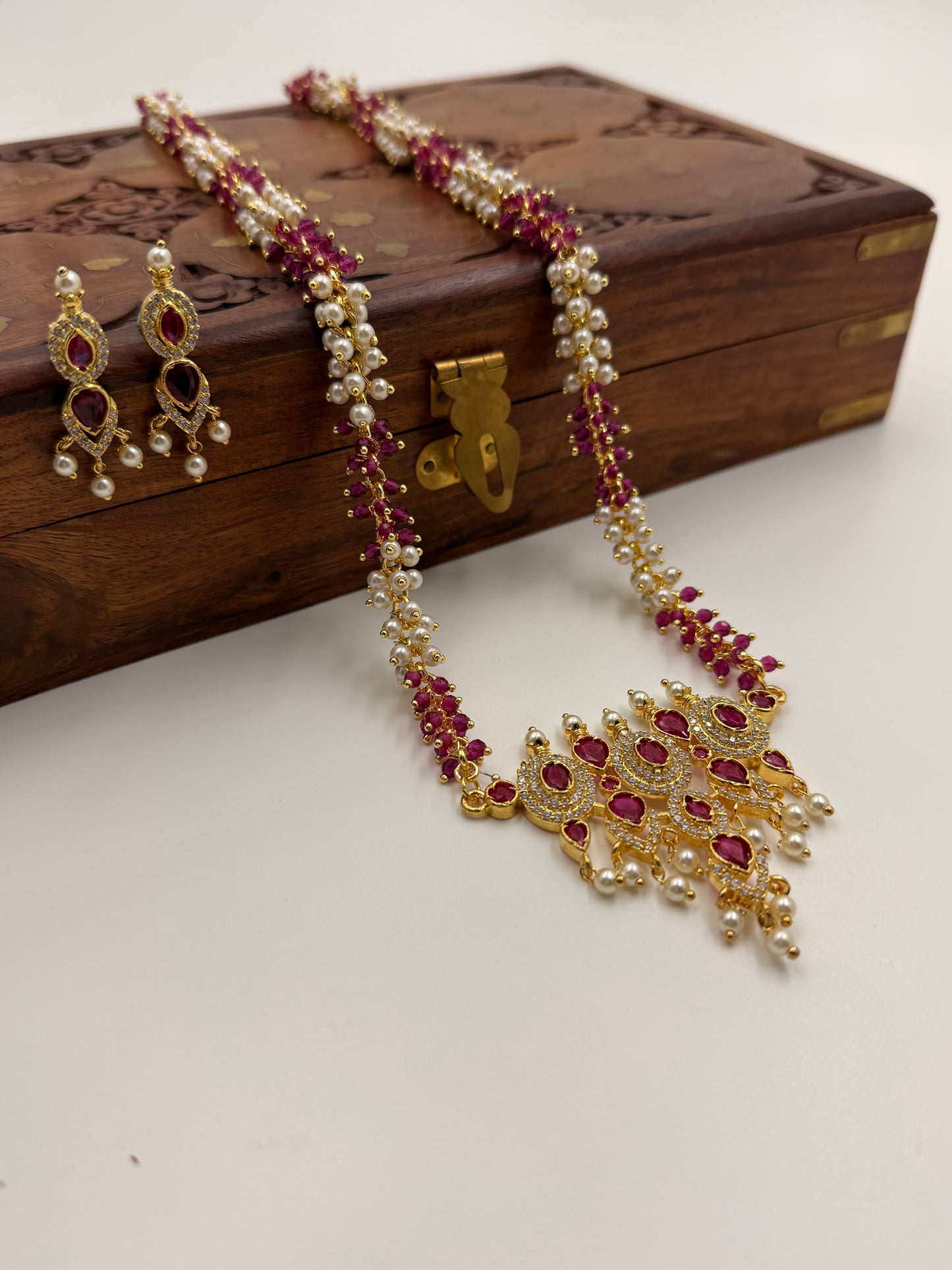 Gajara Long Necklace Set MSN05