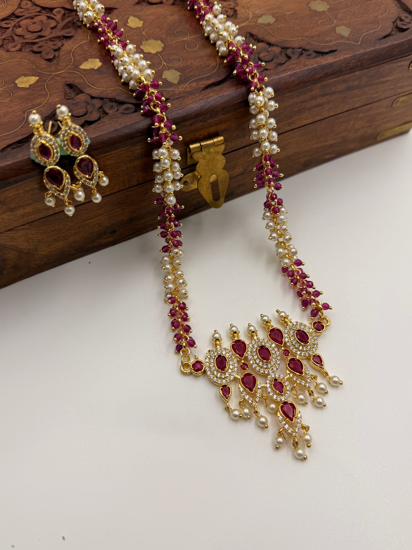 Gajara Long Necklace Set MSN05