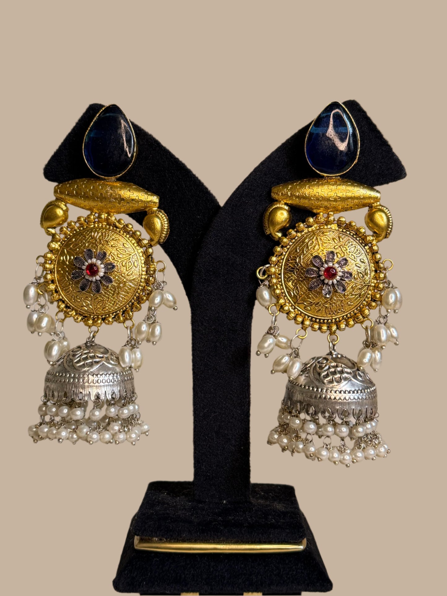 Nida Dual tone Jhumka