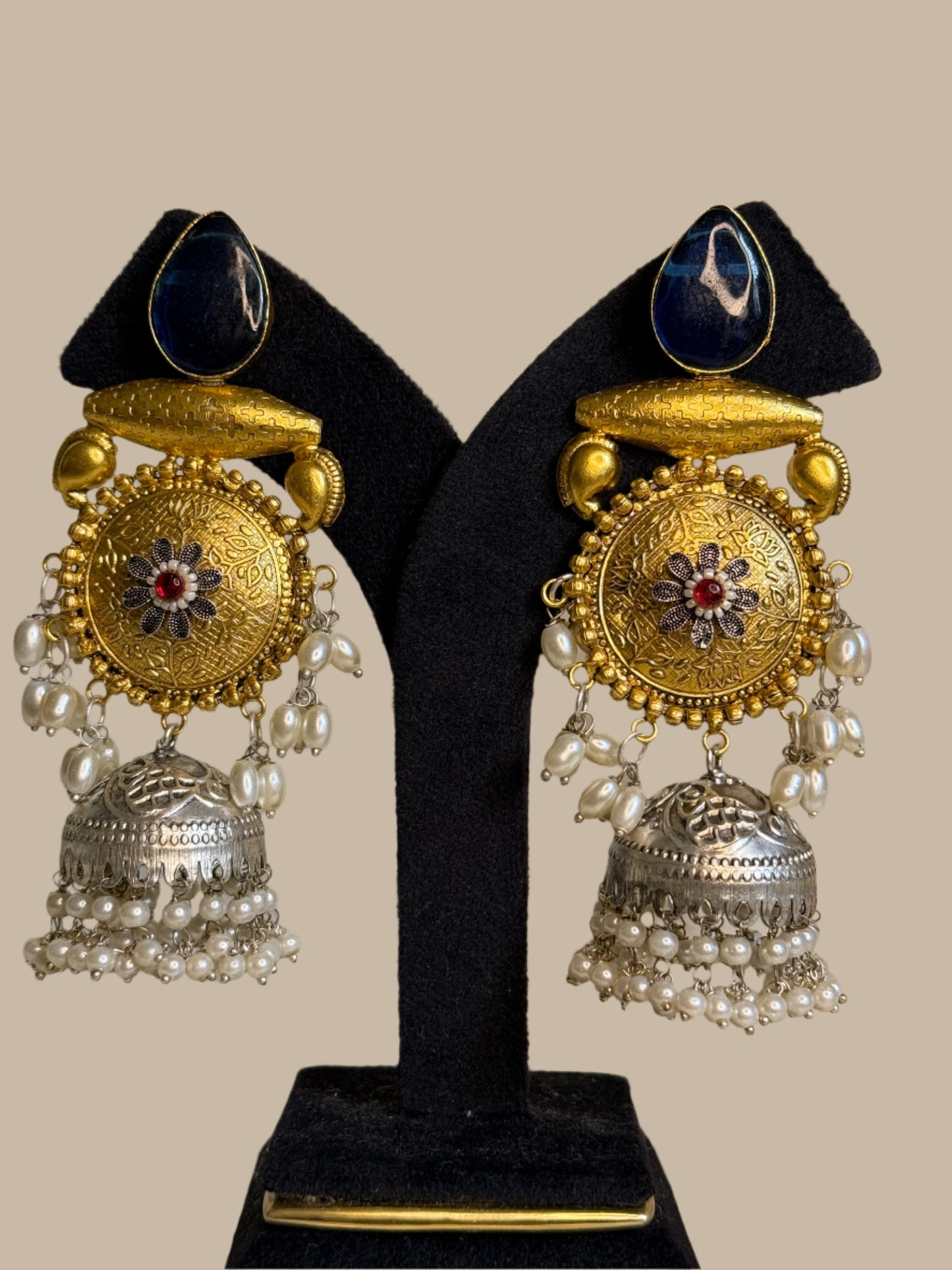 Nida Dual tone Jhumka