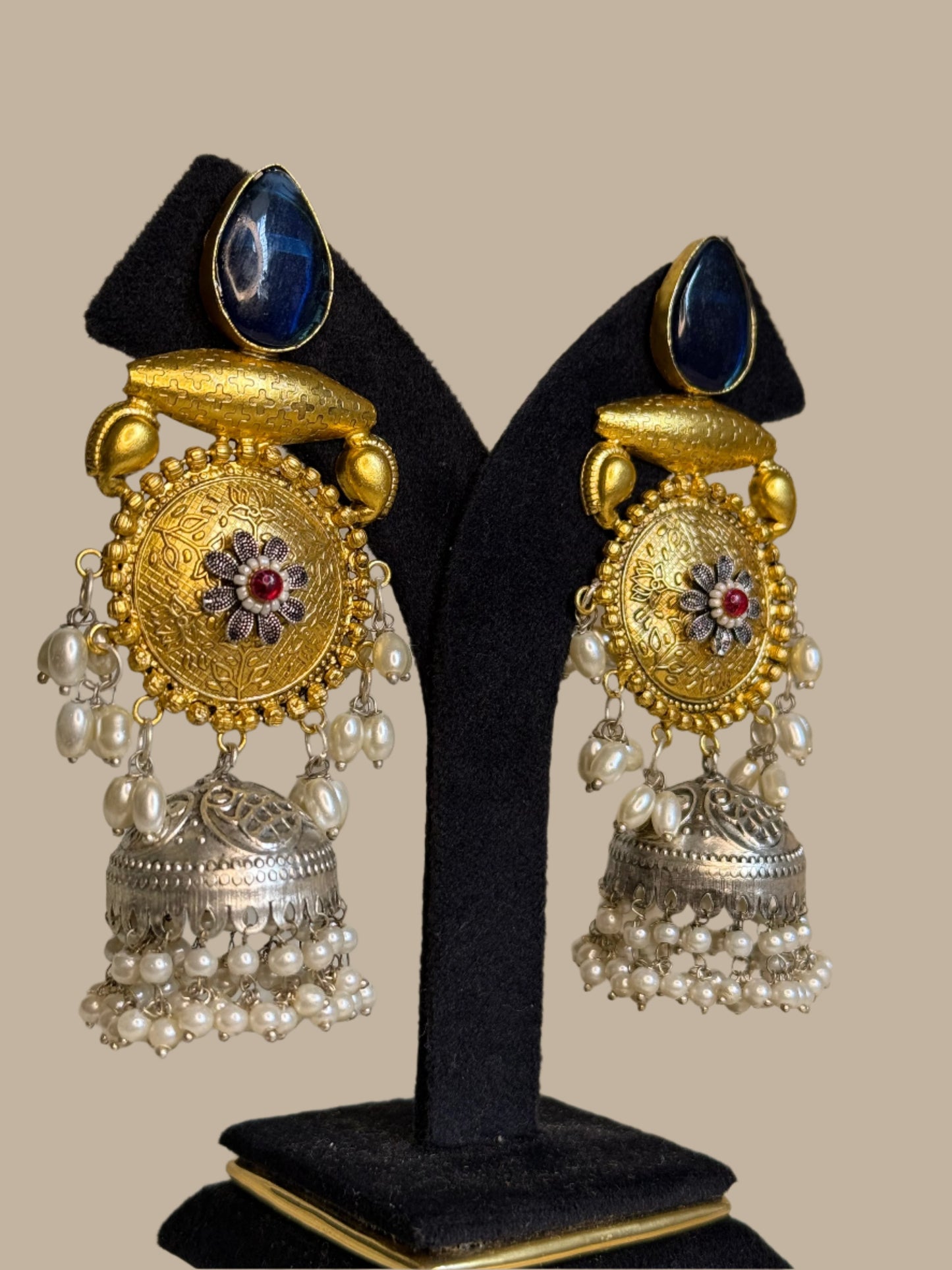 Nida Dual tone Jhumka