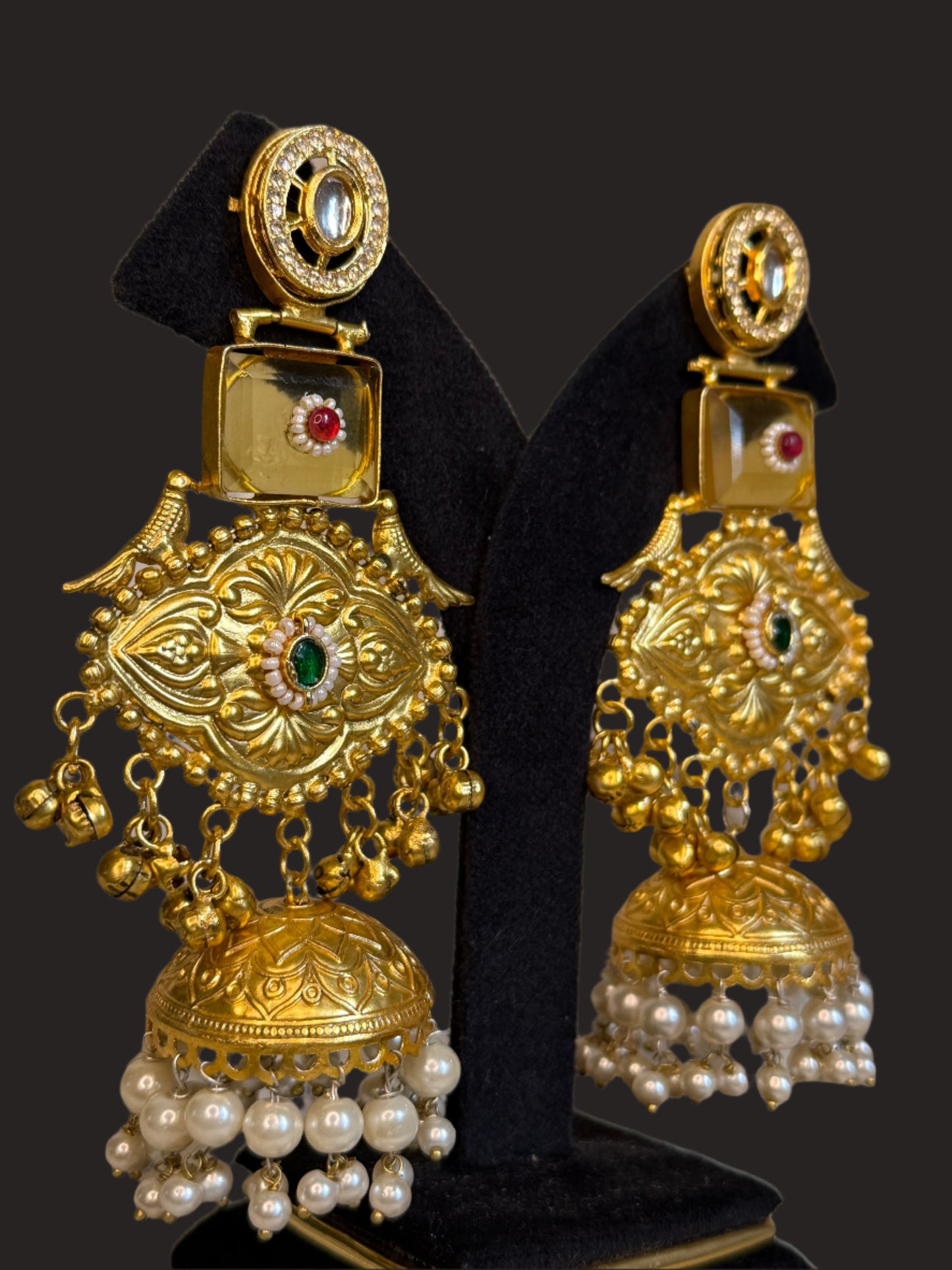 Sara Yellow Jhumka