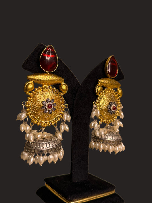 Megha Dual Tone Jhumka