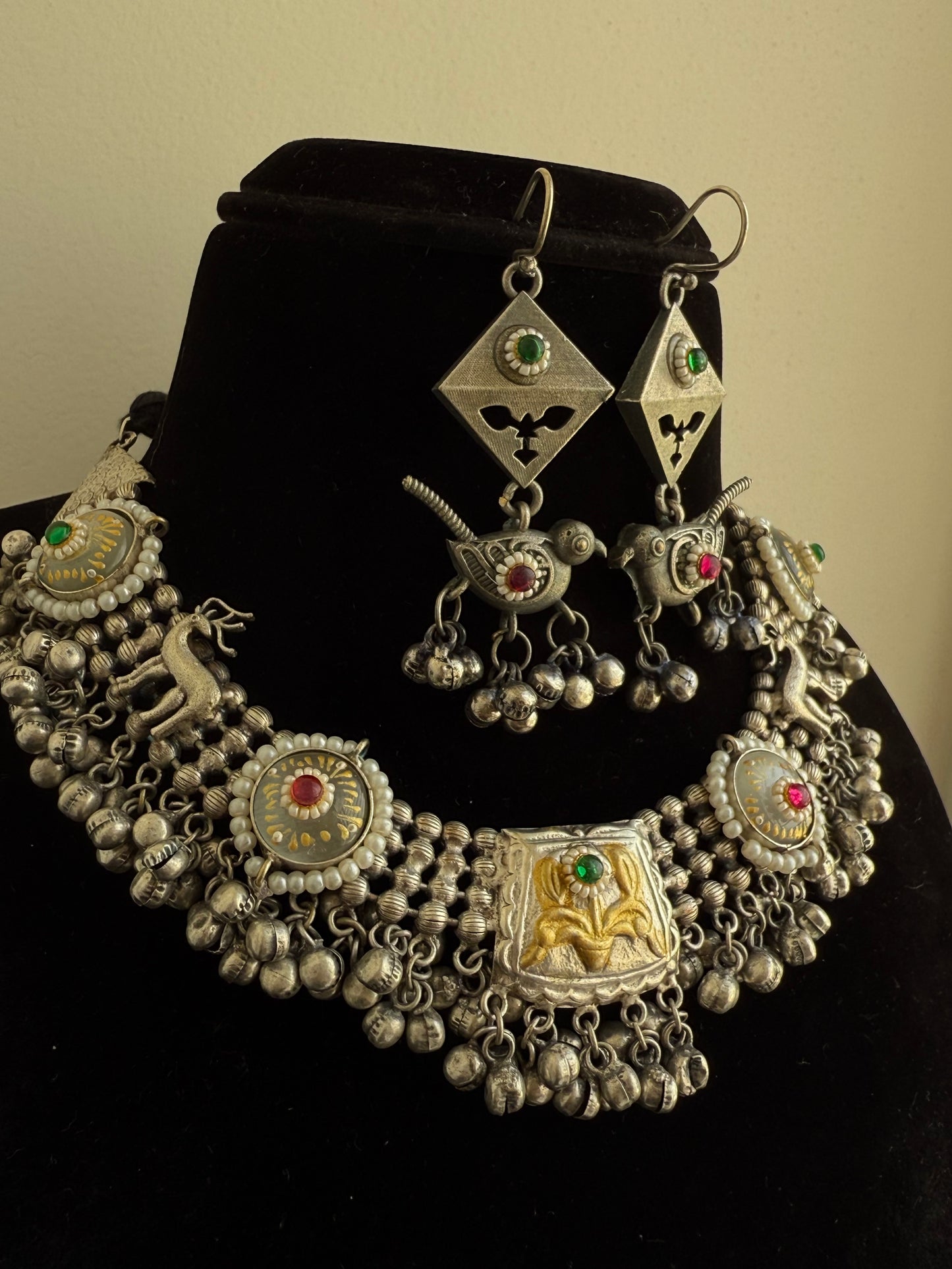 Oxidized Necklace set