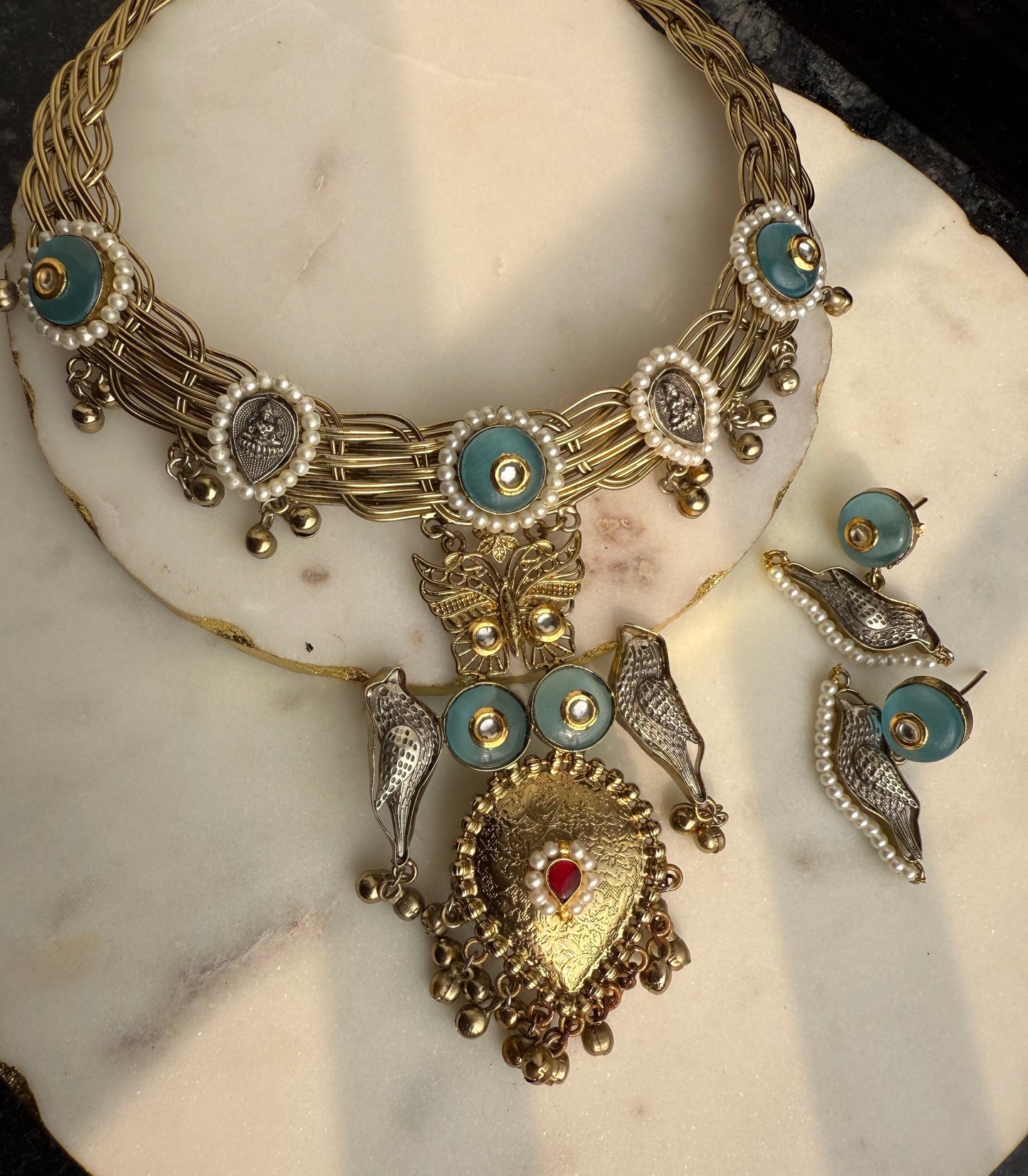 Padmini Hasli necklace set