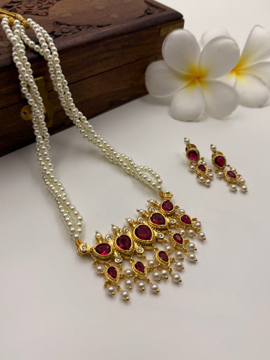 Short Tanmani necklace set MSN20