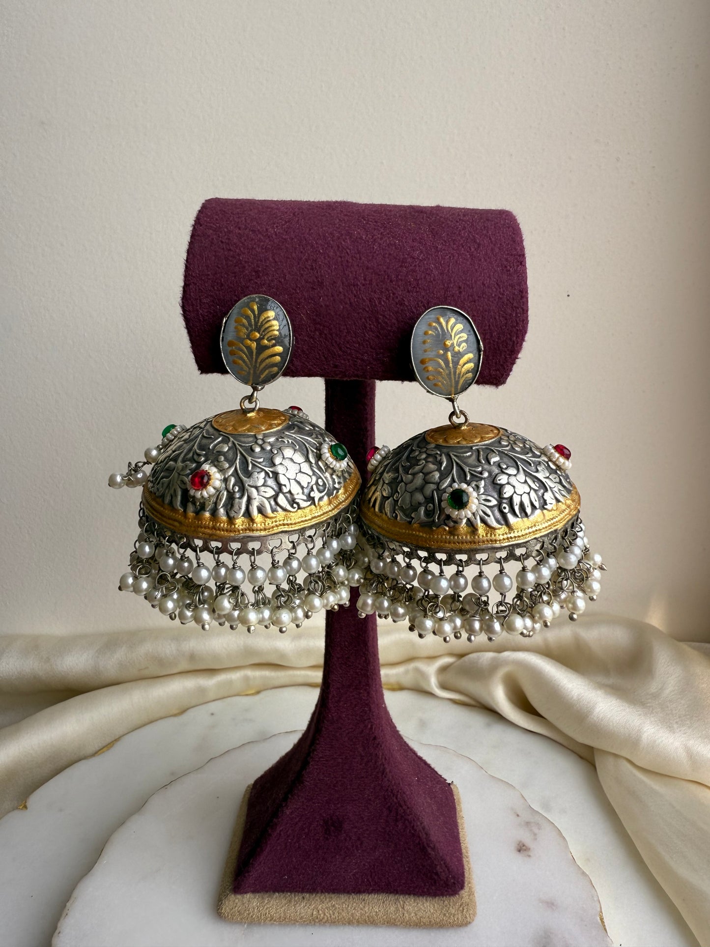 Oxidized jhumka