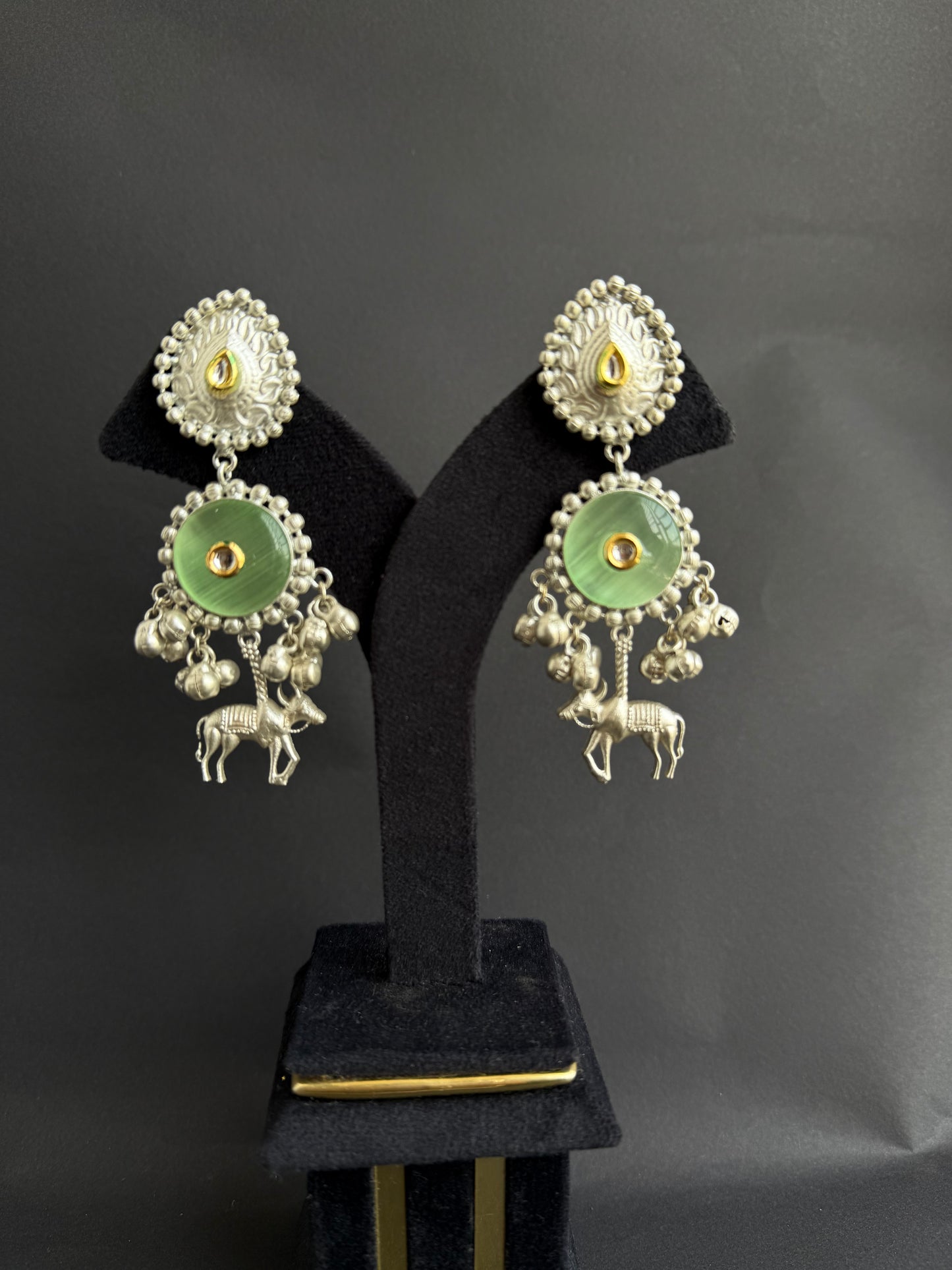 Tanmayi Silver tone Earrings