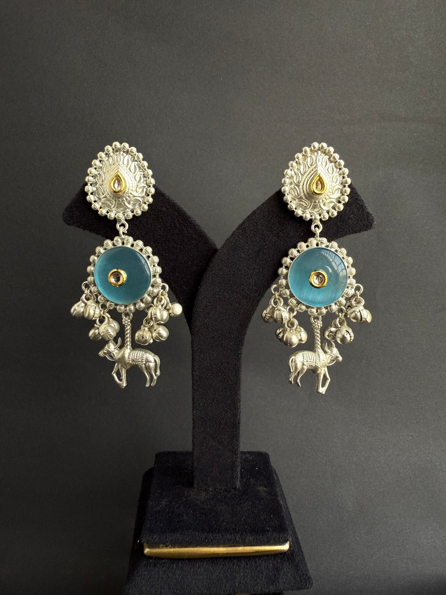 Tanmayi Silver tone Earrings