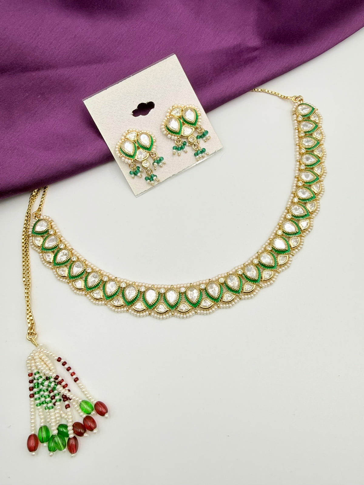 MOISSANITE NECKLACE SET