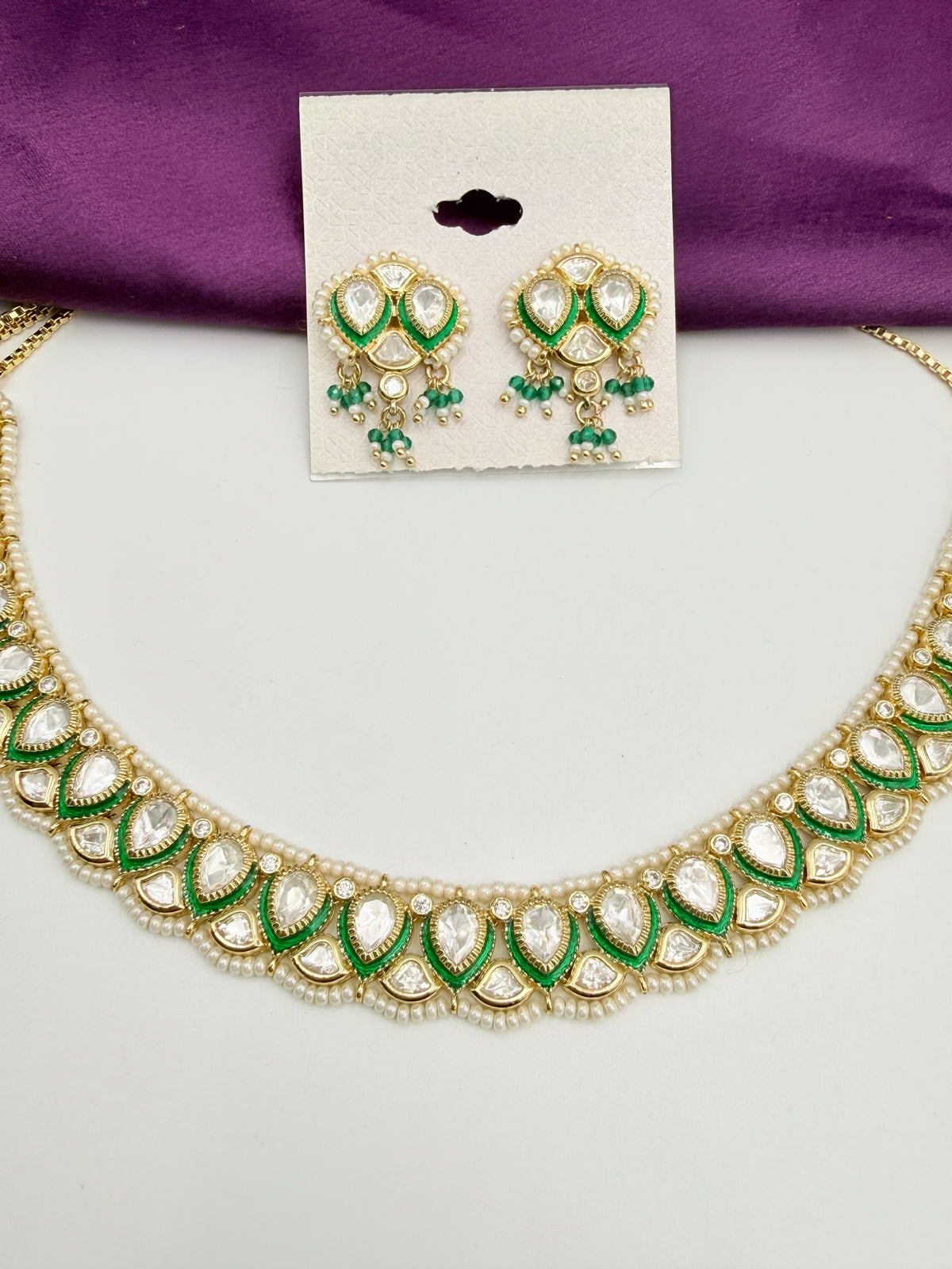 MOISSANITE NECKLACE SET