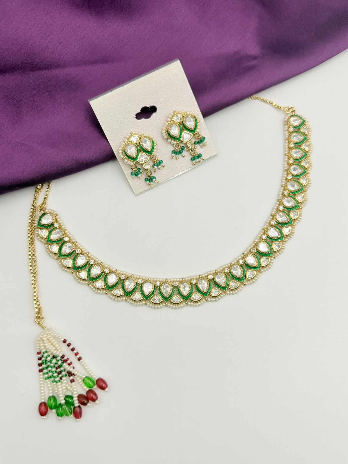 MOISSANITE NECKLACE SET