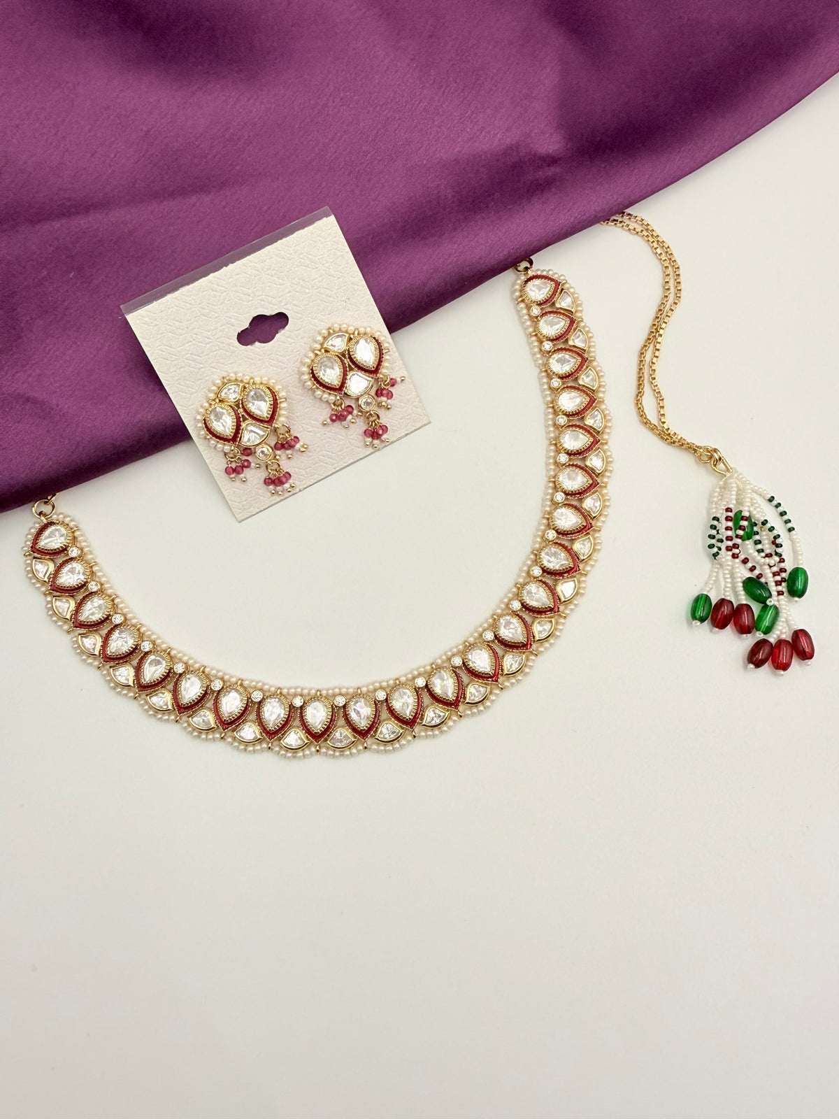 MOISSANITE NECKLACE SET