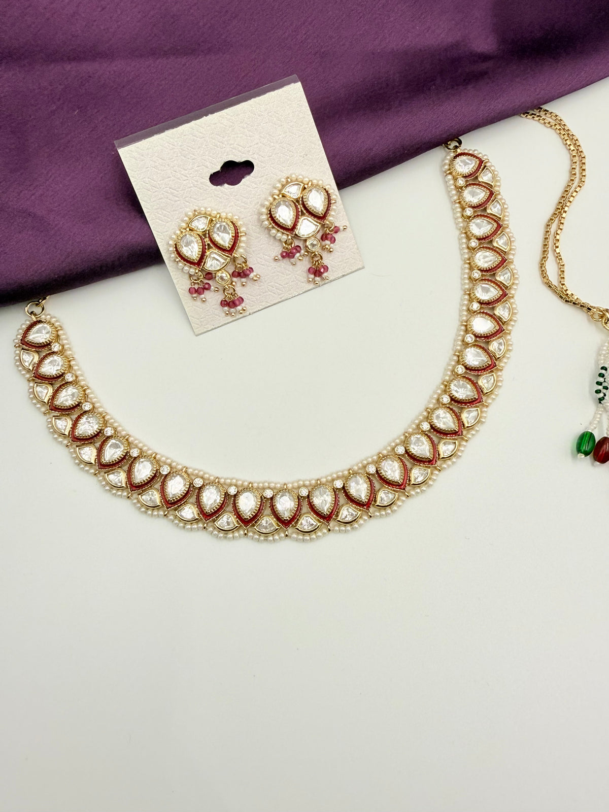 MOISSANITE NECKLACE SET