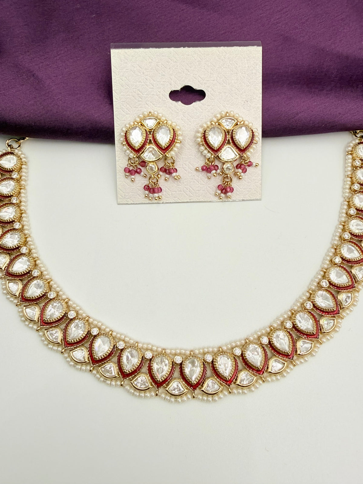 MOISSANITE NECKLACE SET