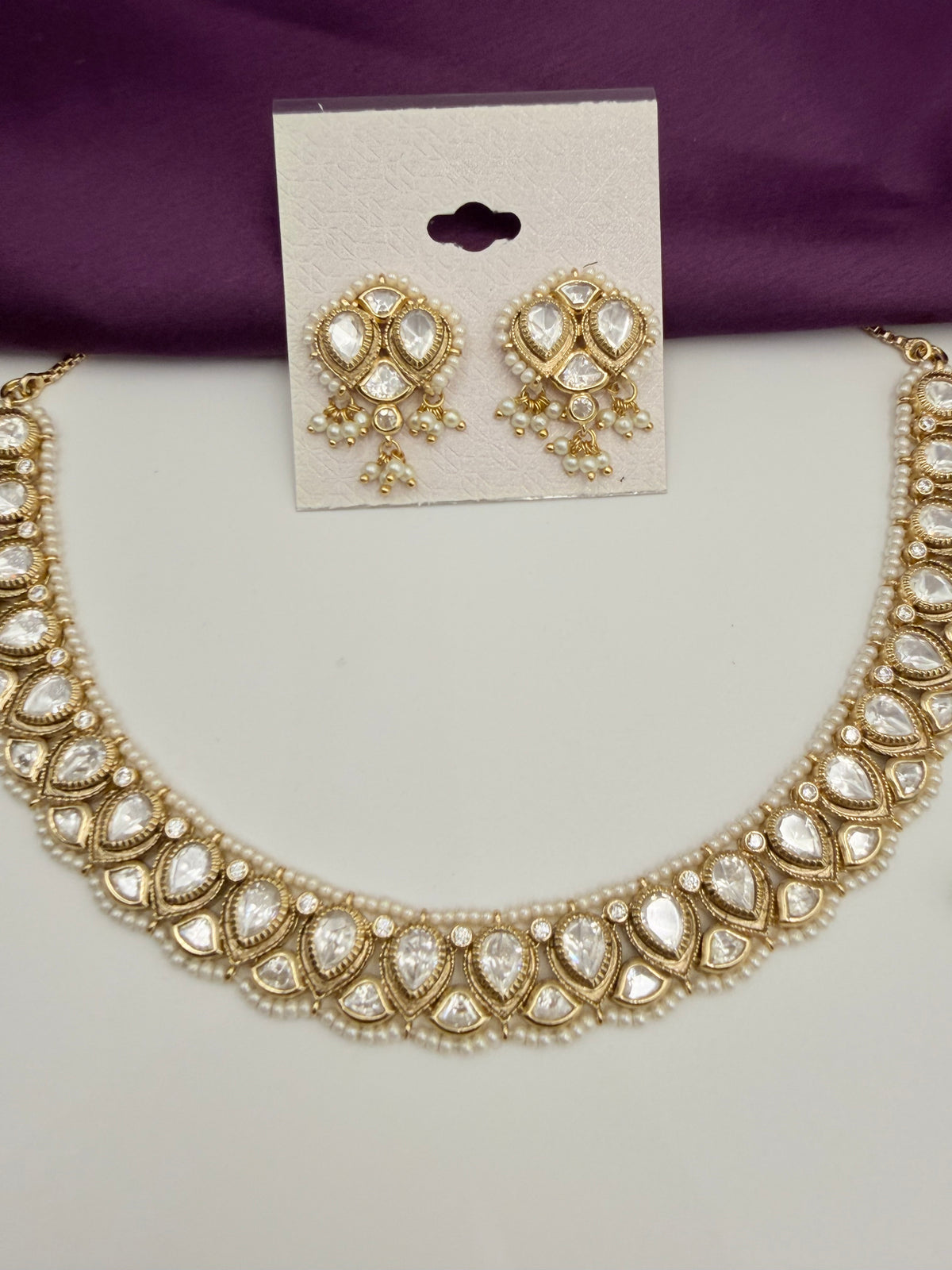 MOISSANITE NECKLACE SET
