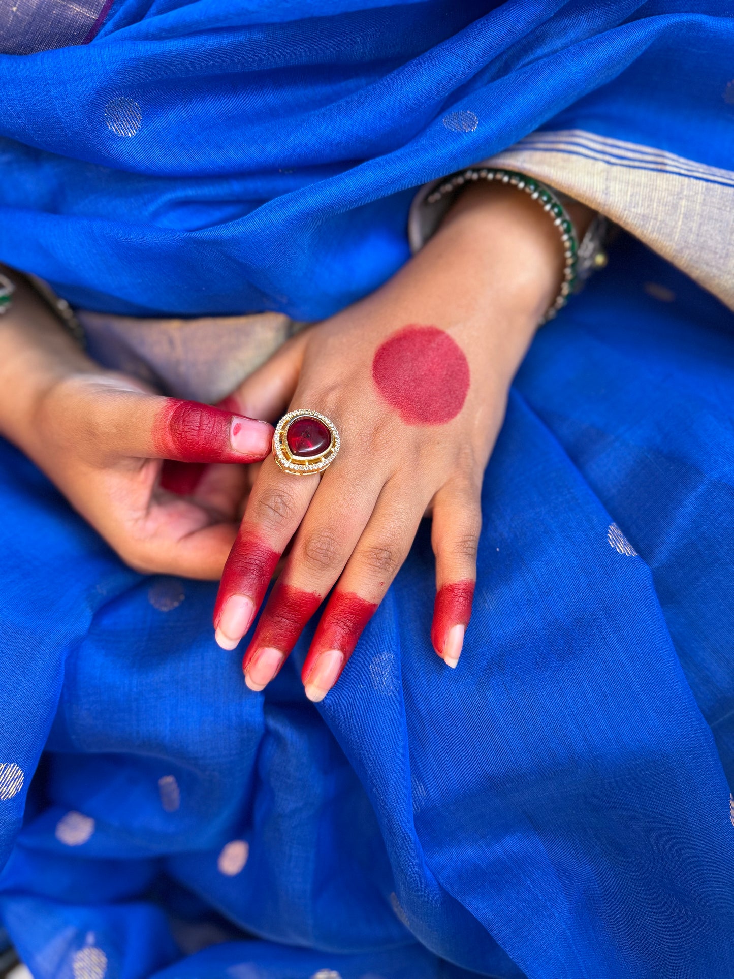 Ruby Finger ring